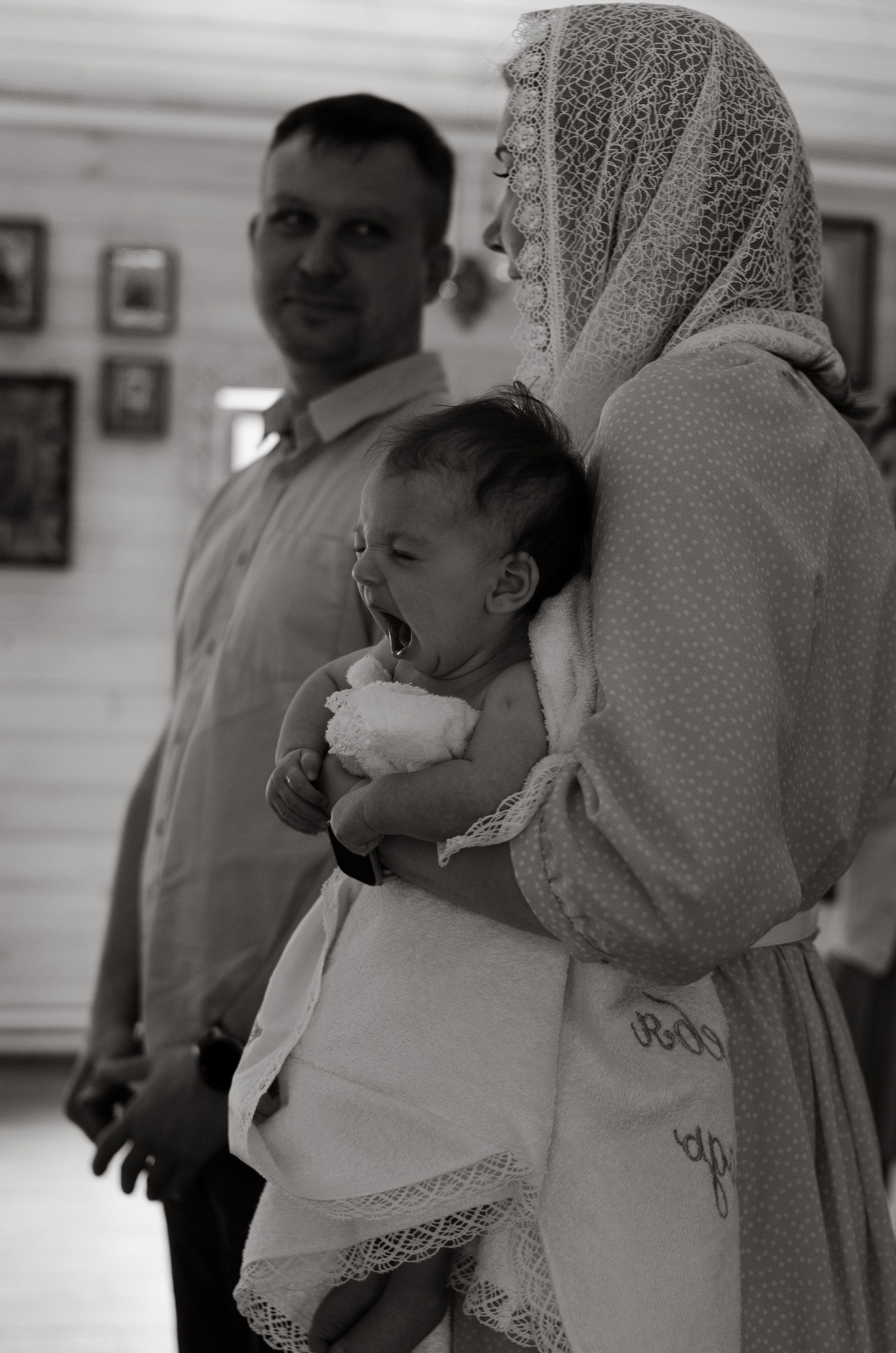 Таинство крещения Лея. Семейный фотограф Москва, Люберцы, Петрозаводск