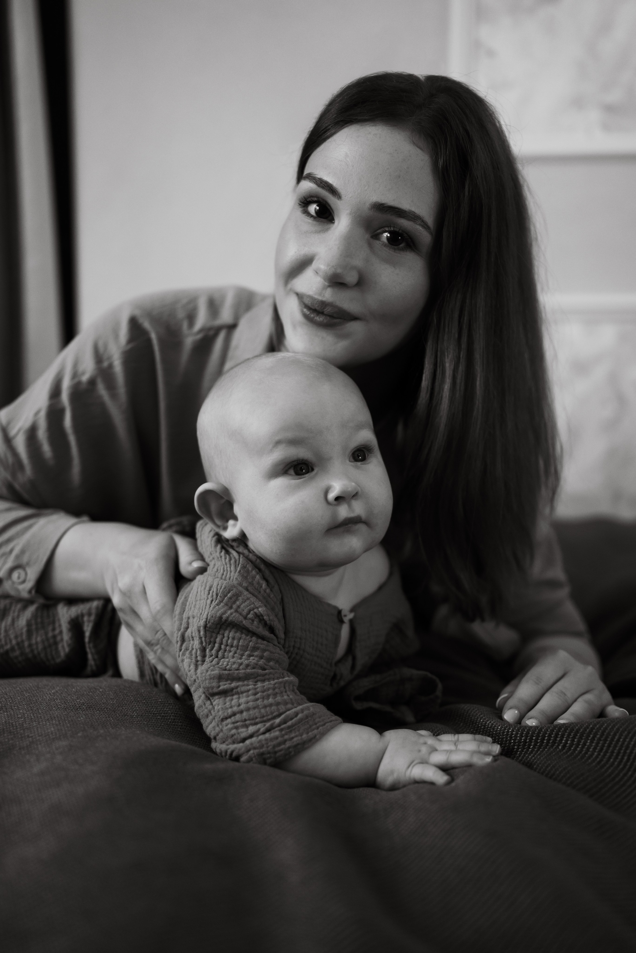 Загородная фотосессия 6 месяцев малышу. Фотограф Ксения Огородова портфолио