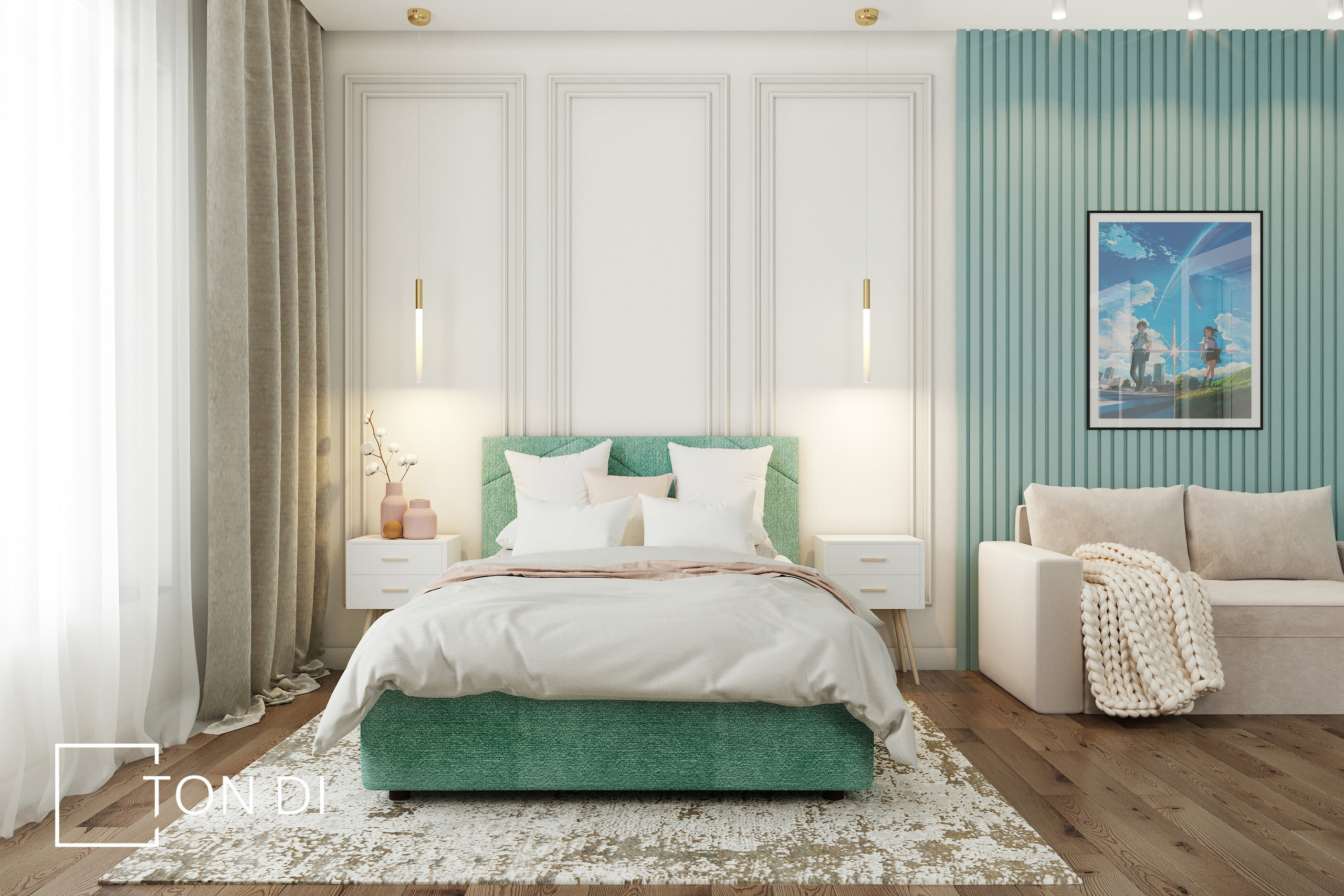 Дизайн-проект частного дома в Ленинградской области. Дизайнер интерьера квартир и частных домов