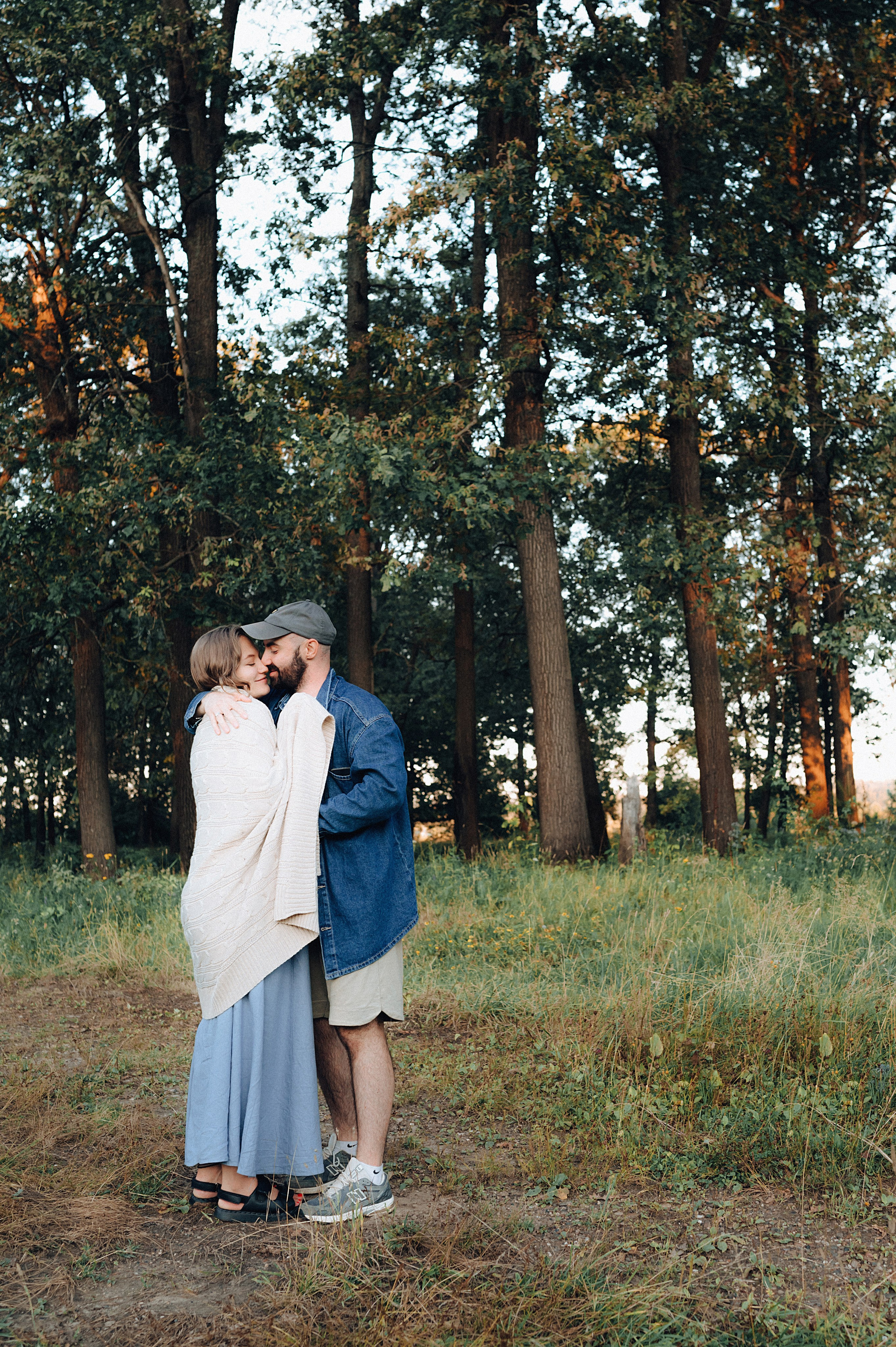 Лес.закат.Вика и Денис. Детский и семейный фотограф Катерина Мишина