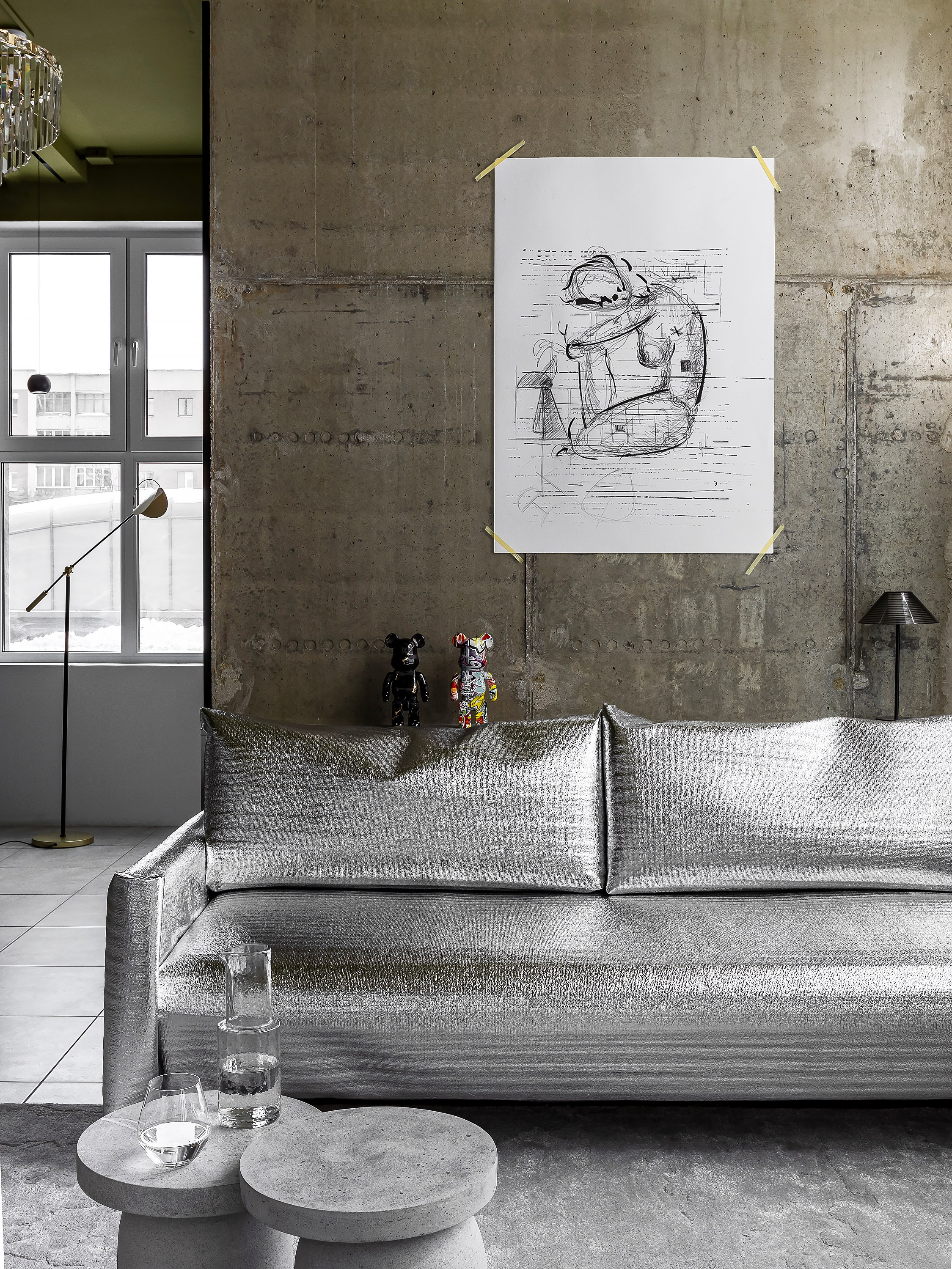 Офис с элементами лофта. Интерьерный фотограф Виталина Ворошкевич