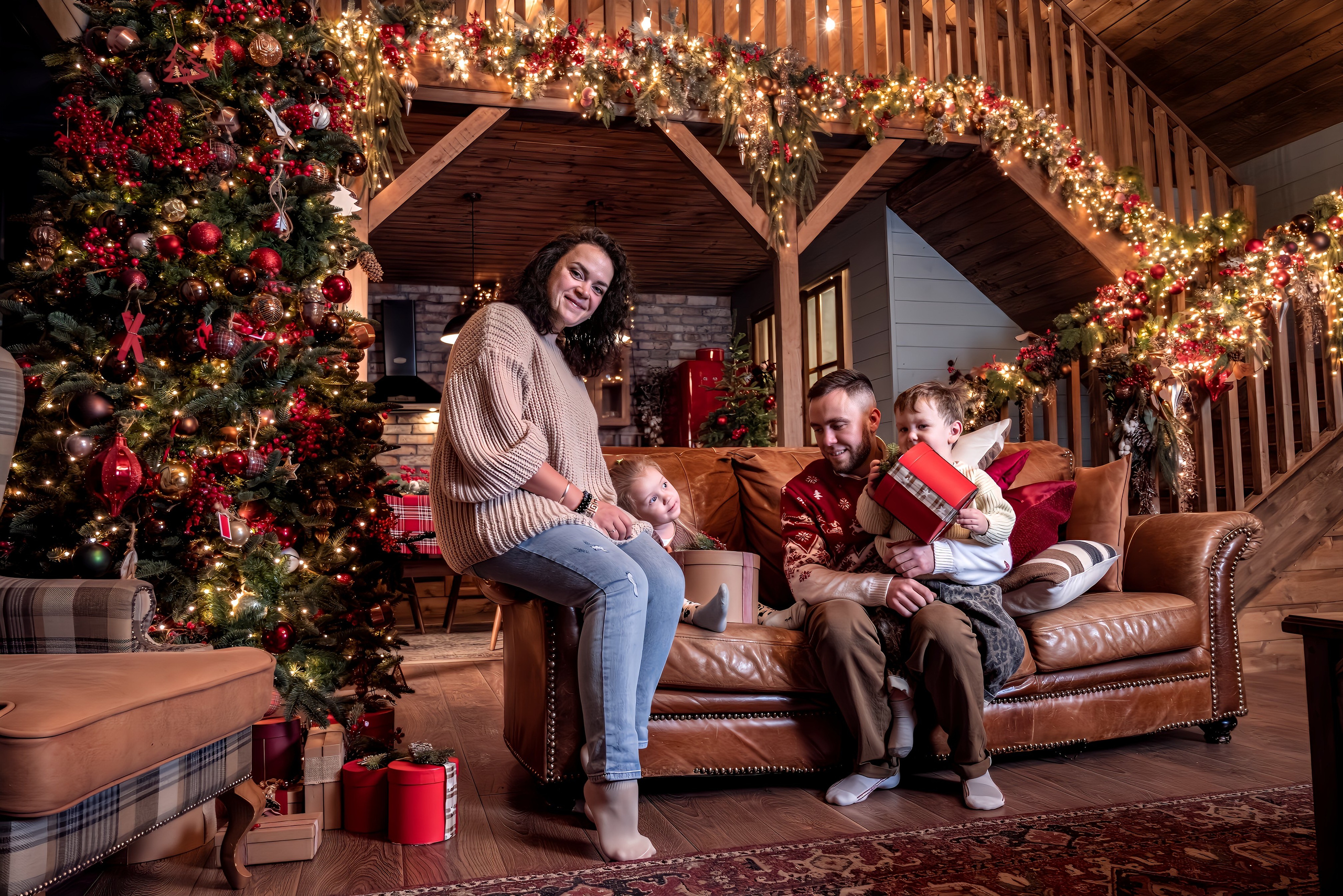 Семейный вечер в Шале. Семейный и детский фотограф Москва