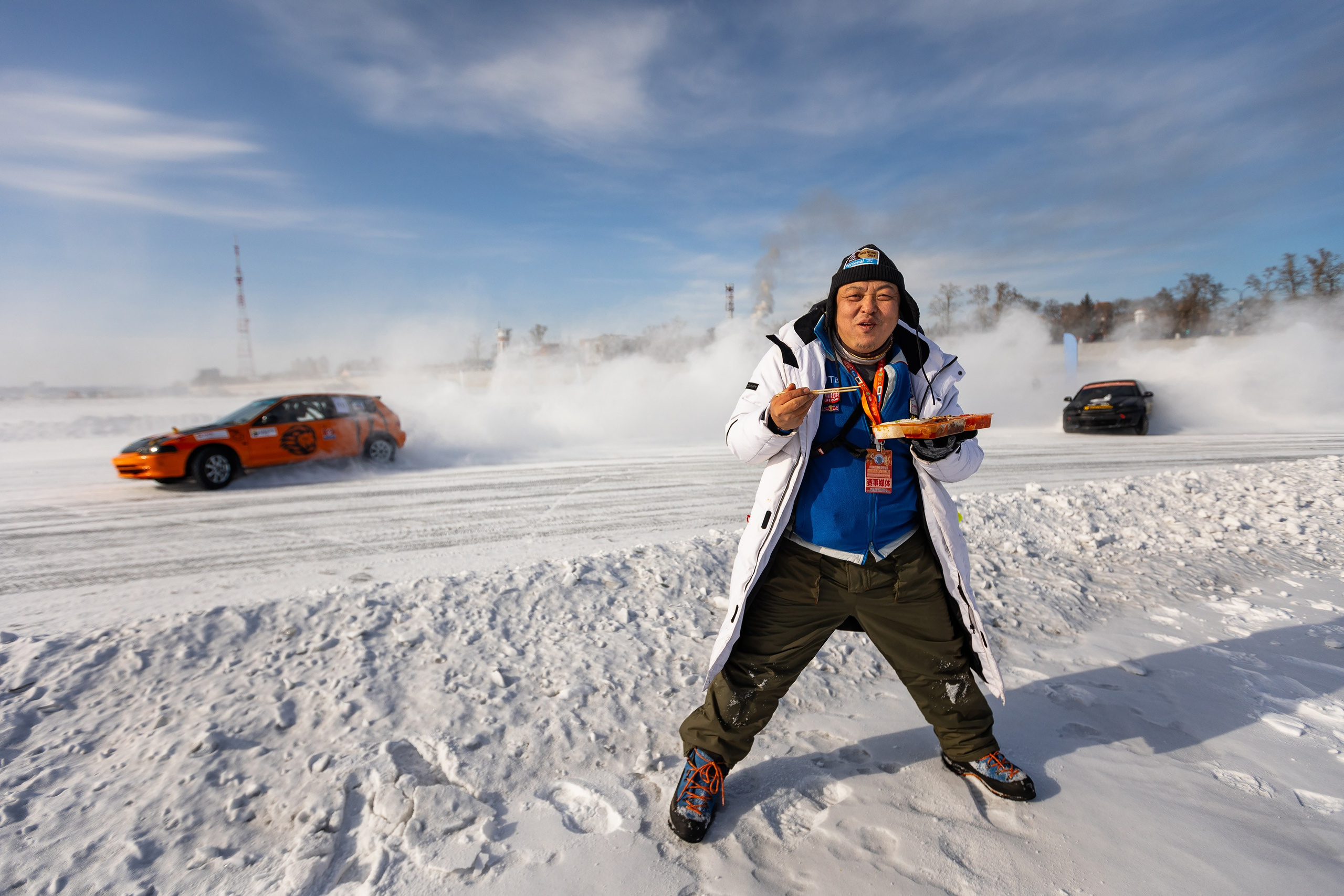 Гонки на Амуре (Россия — Китай). День 2. Фотограф Эдуард Глок в г. Благовещенске Амурской области