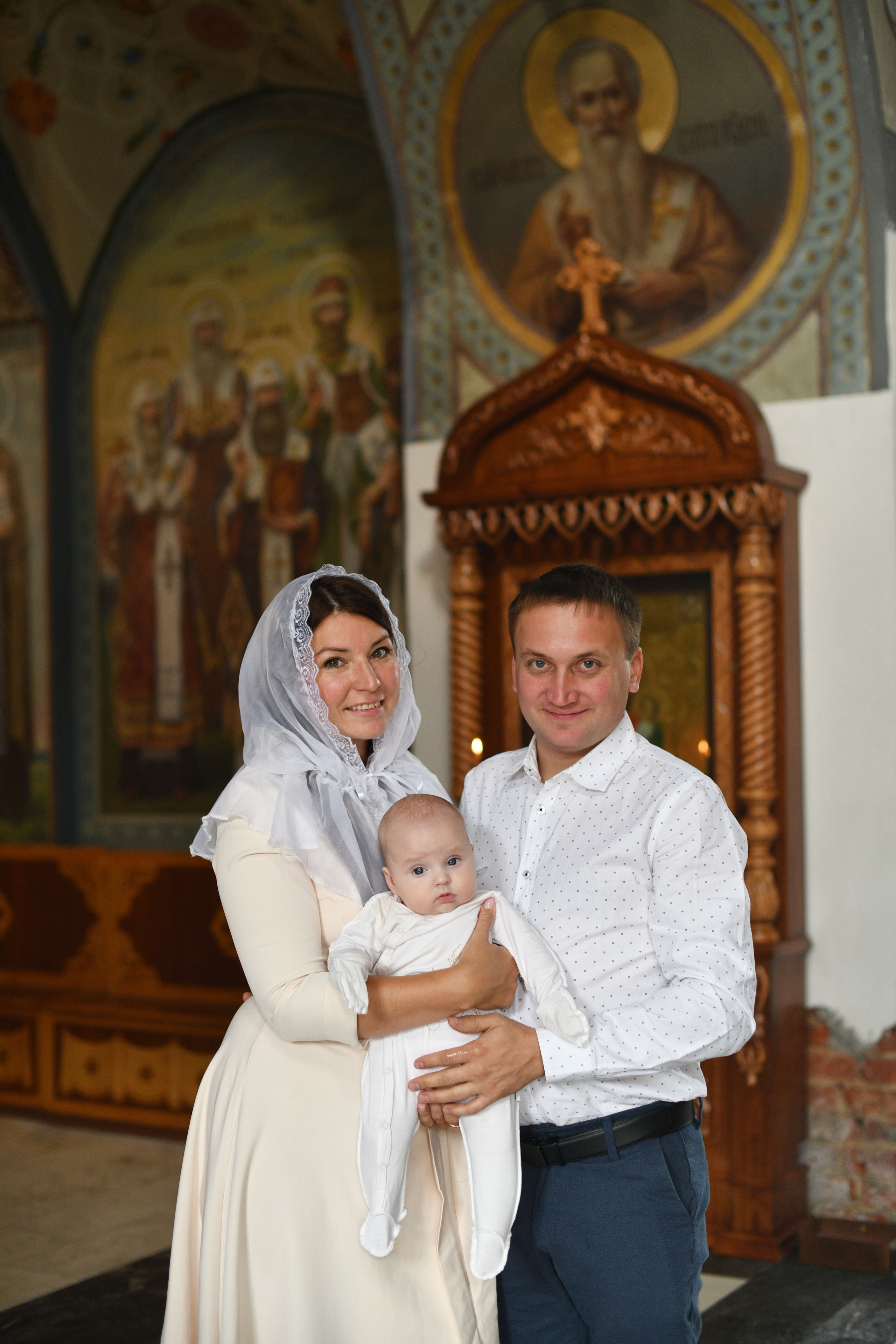 Крещение в Покровской церкви. Свадебный и портретный фотограф в Москве Галина Борисова