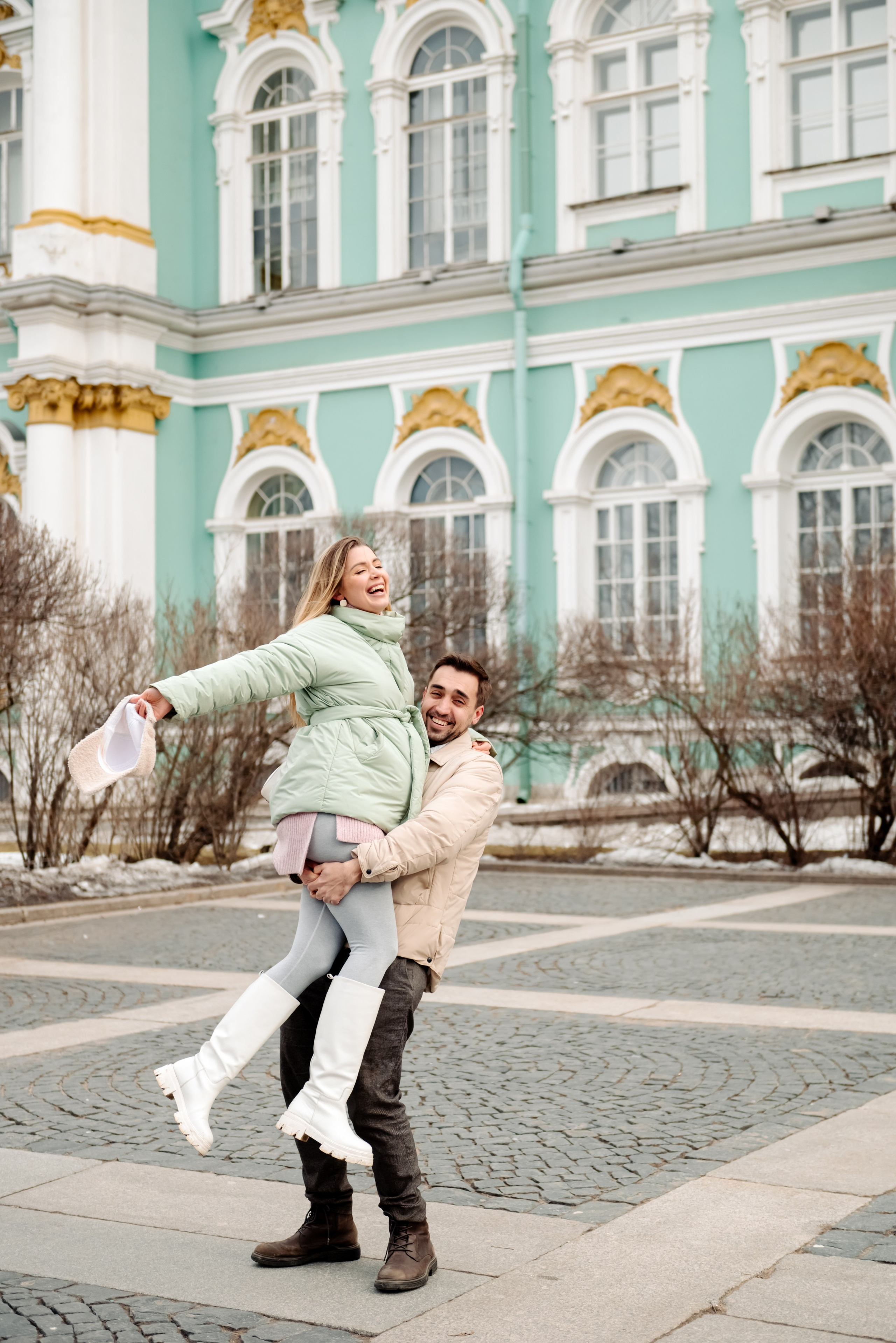 Прогулка по зимнему городу. Свадебный и семейный фотограф в Санкт-Петербурге (Спб) Елена Худякова