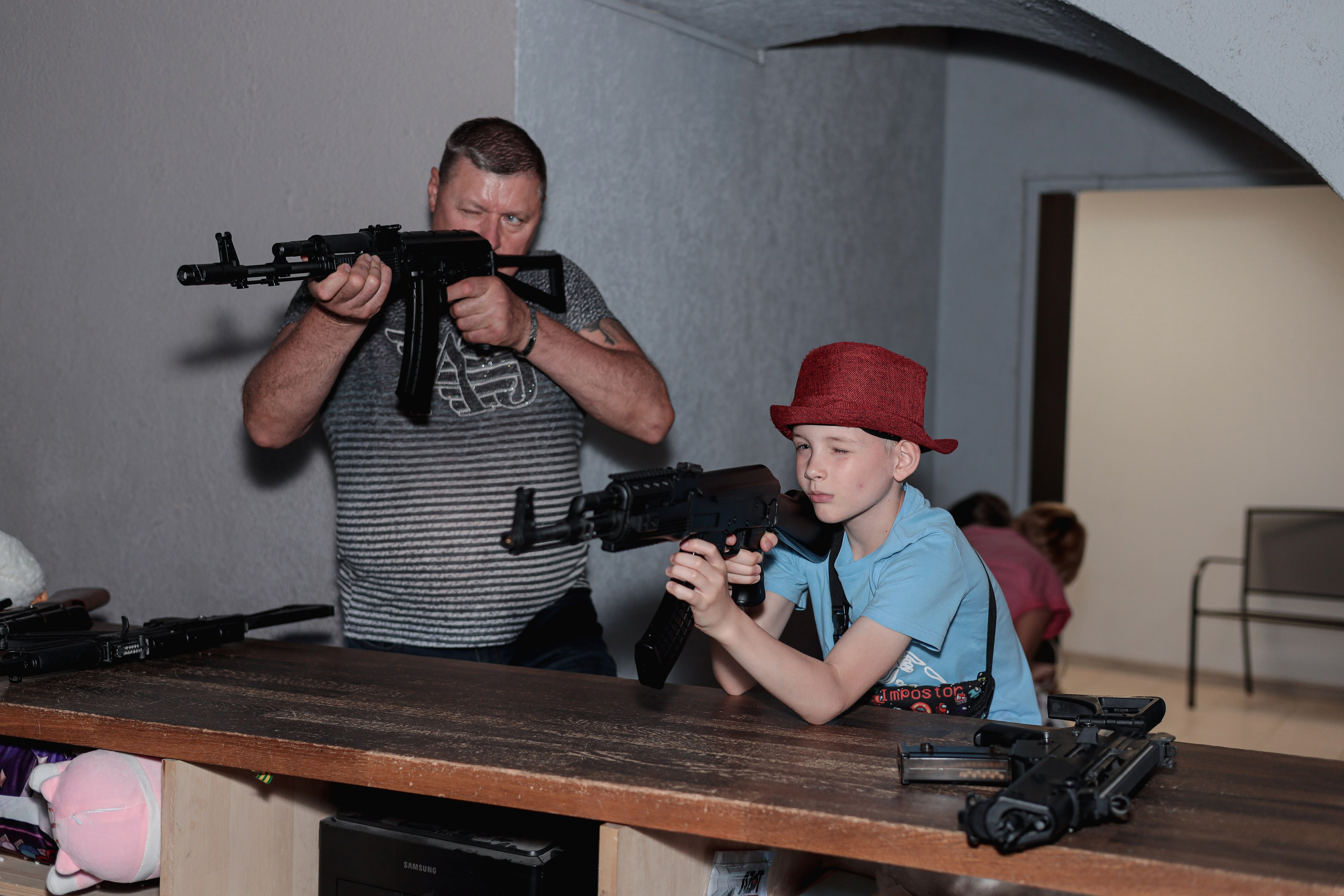 День рождение в стрелковом клубе. Фотограф Надршина Лилия