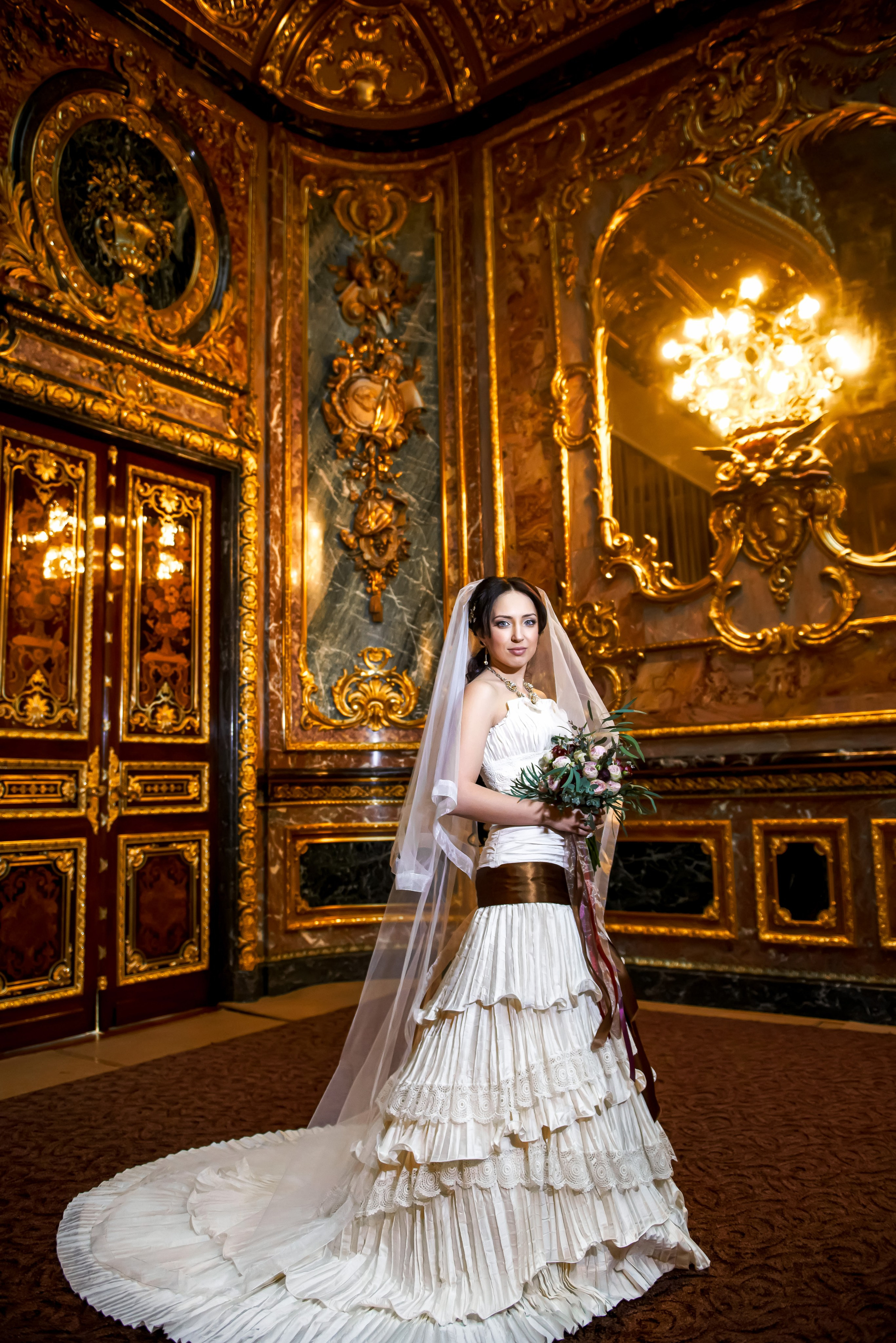 Свадебная фотосессия в Доме Архитектора на Большой Морской ул. Портретный, семейный и свадебный фотограф в Санкт-Петербурге и в Пушкине Ширяев Денис