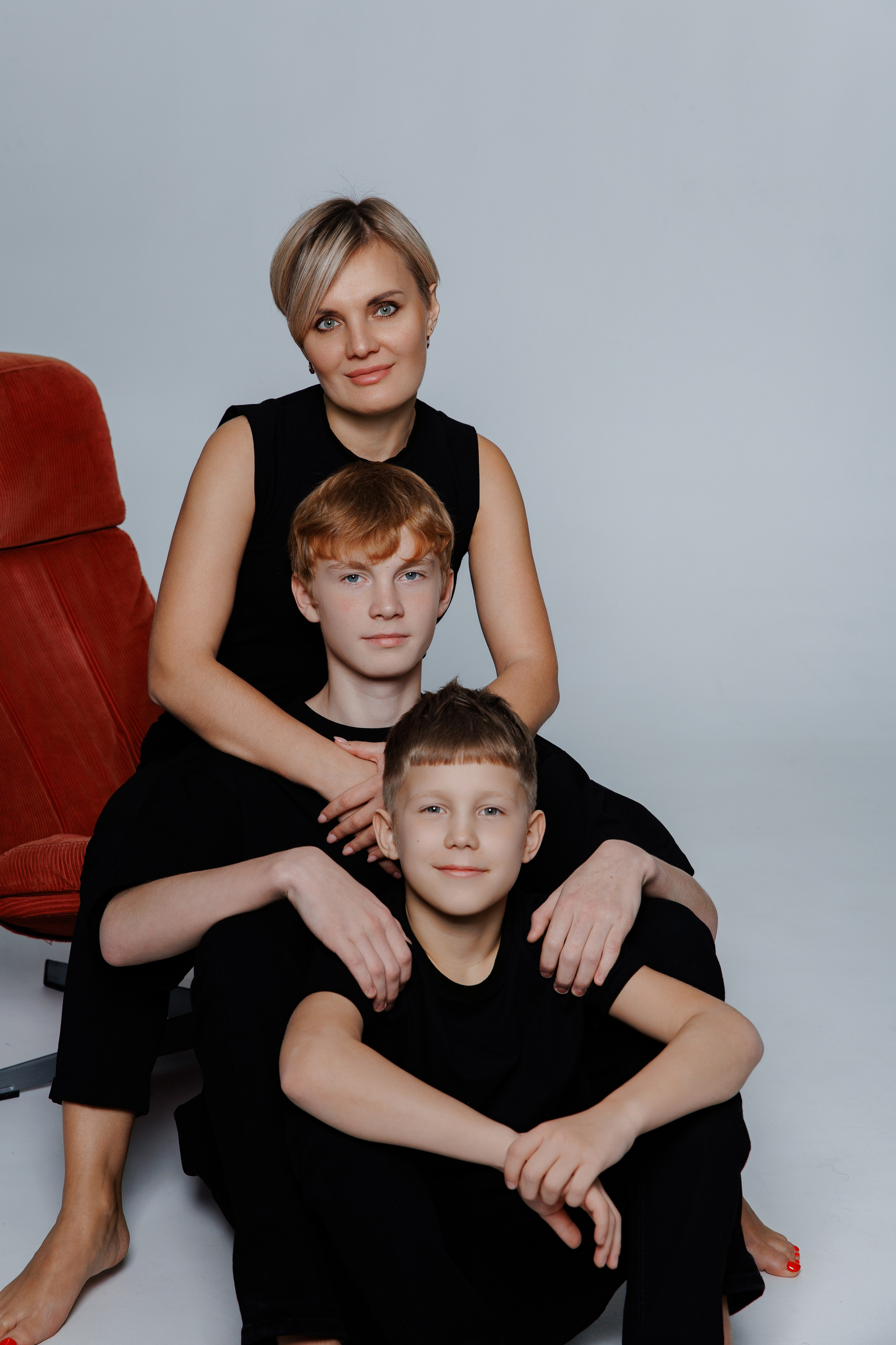 Семейная фотосессия Елена с сыновьями. Фотограф Александра Сыщенко