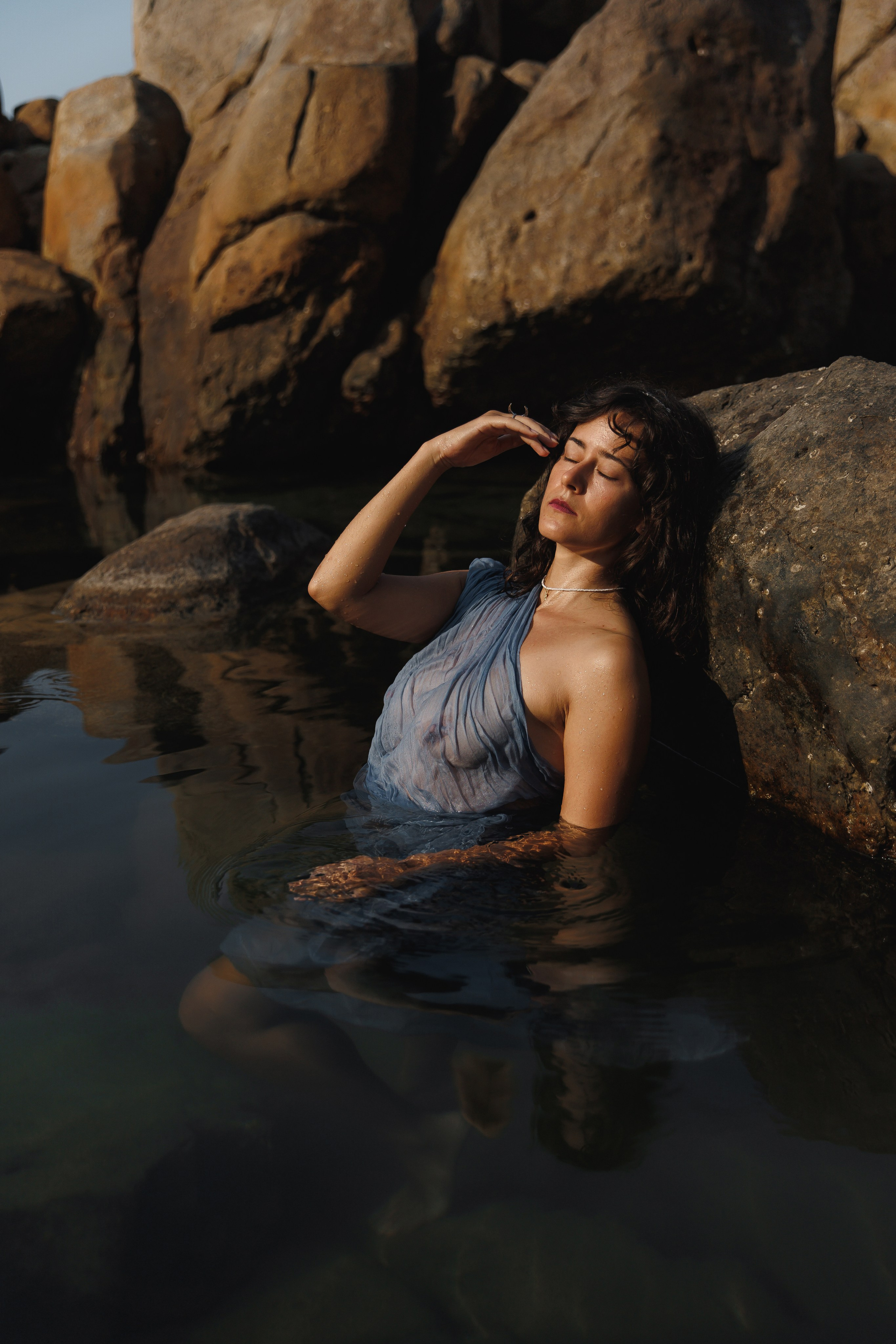 Богиня ин зе оушен. Wedding photographer in St. Petersburg, Europe and Israel Anna Agafon