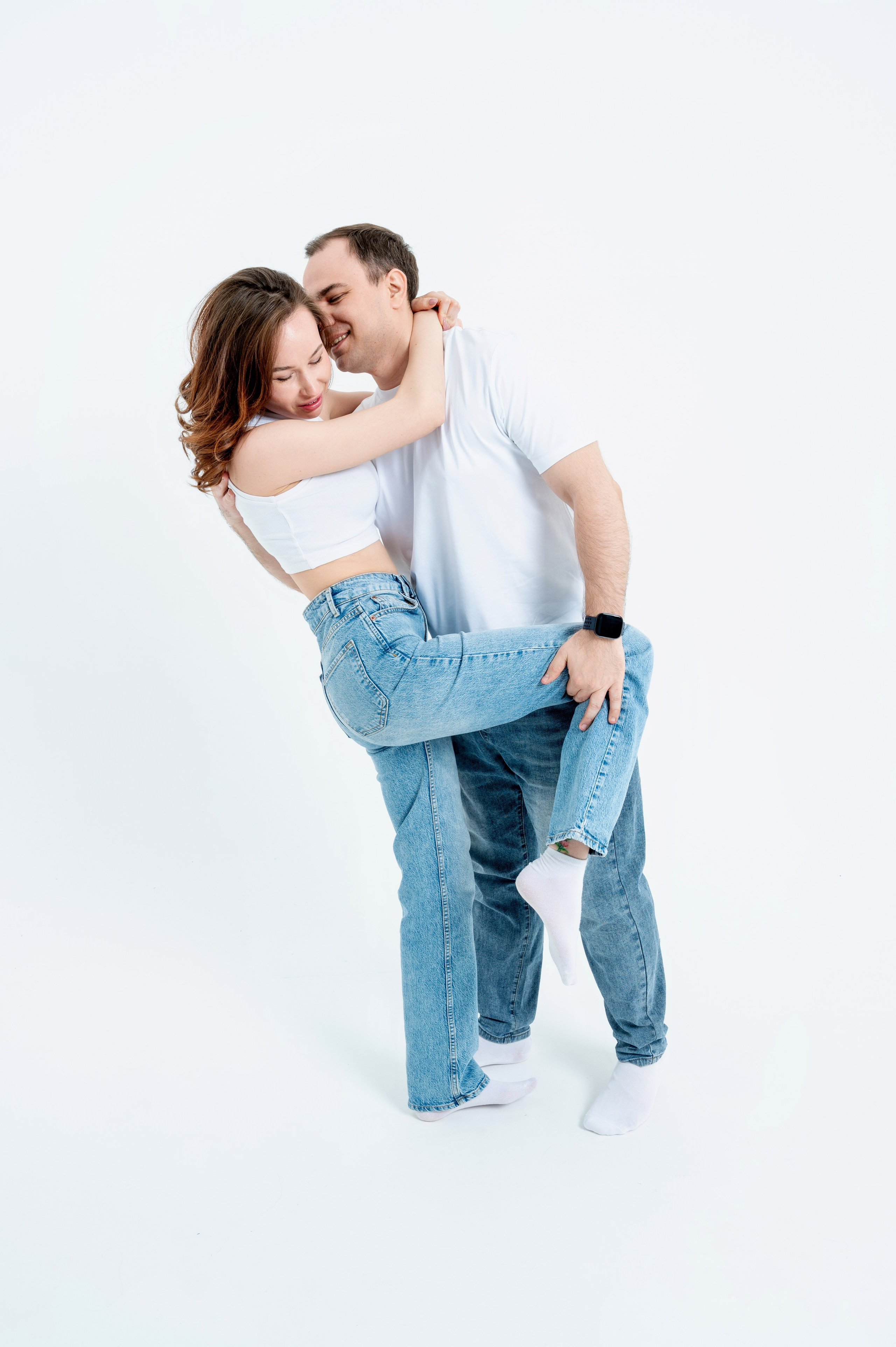 Love Story в студии. Свадебный фотограф в Москве Kira Sekira