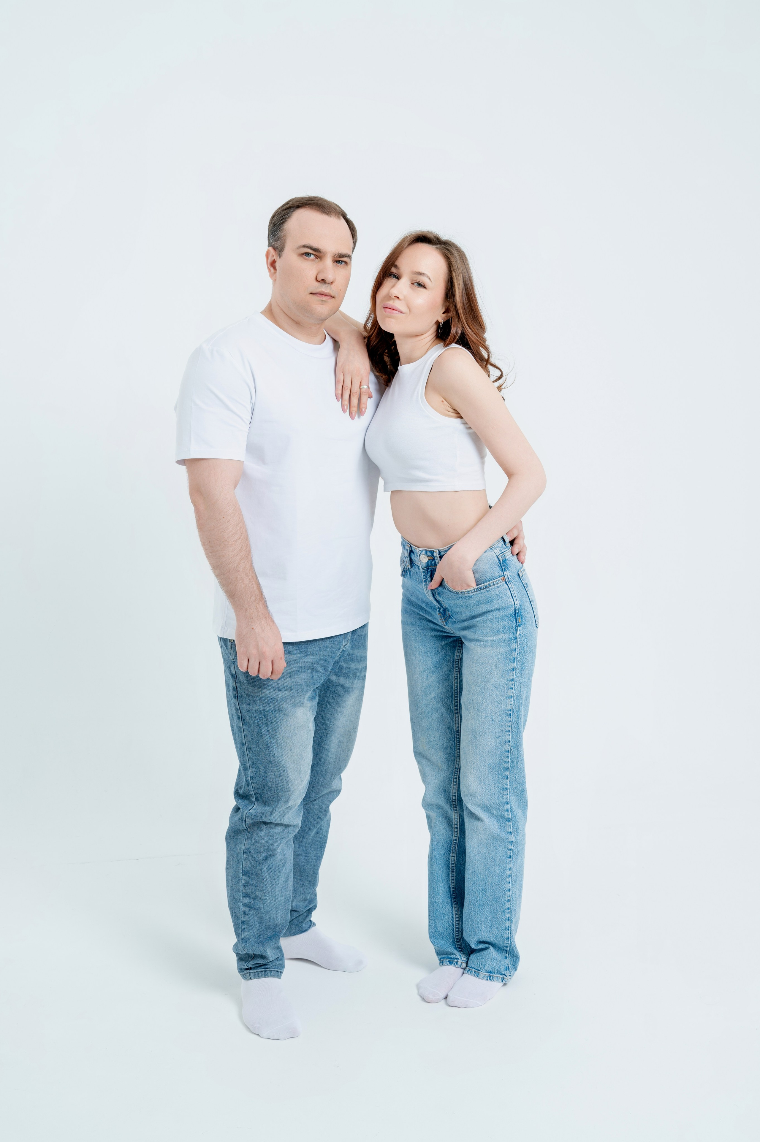Love Story в студии. Свадебный фотограф в Москве Kira Sekira