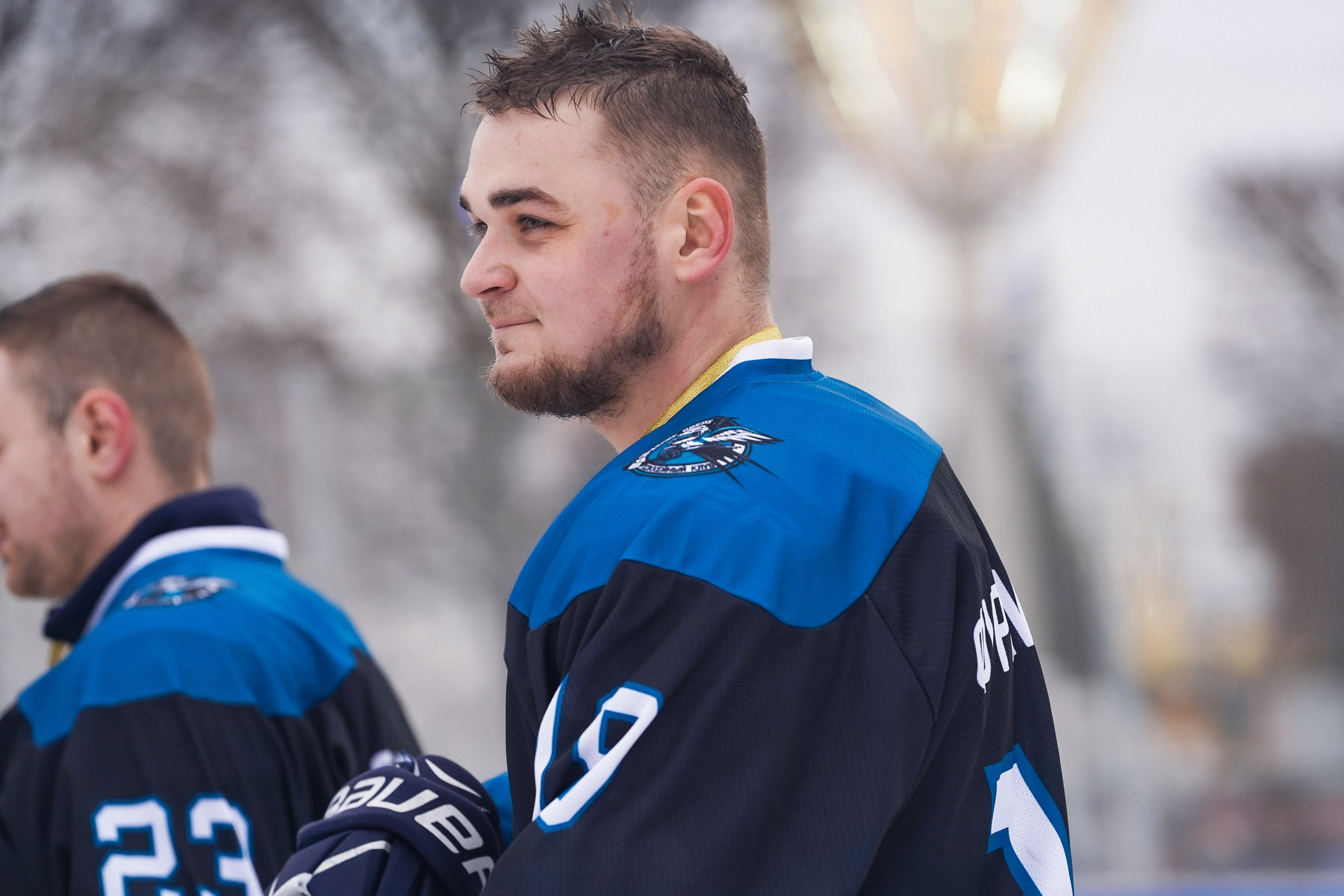 Хоккейный матч на ВДНХ. Анна, фотограф Москва, Зеленоград