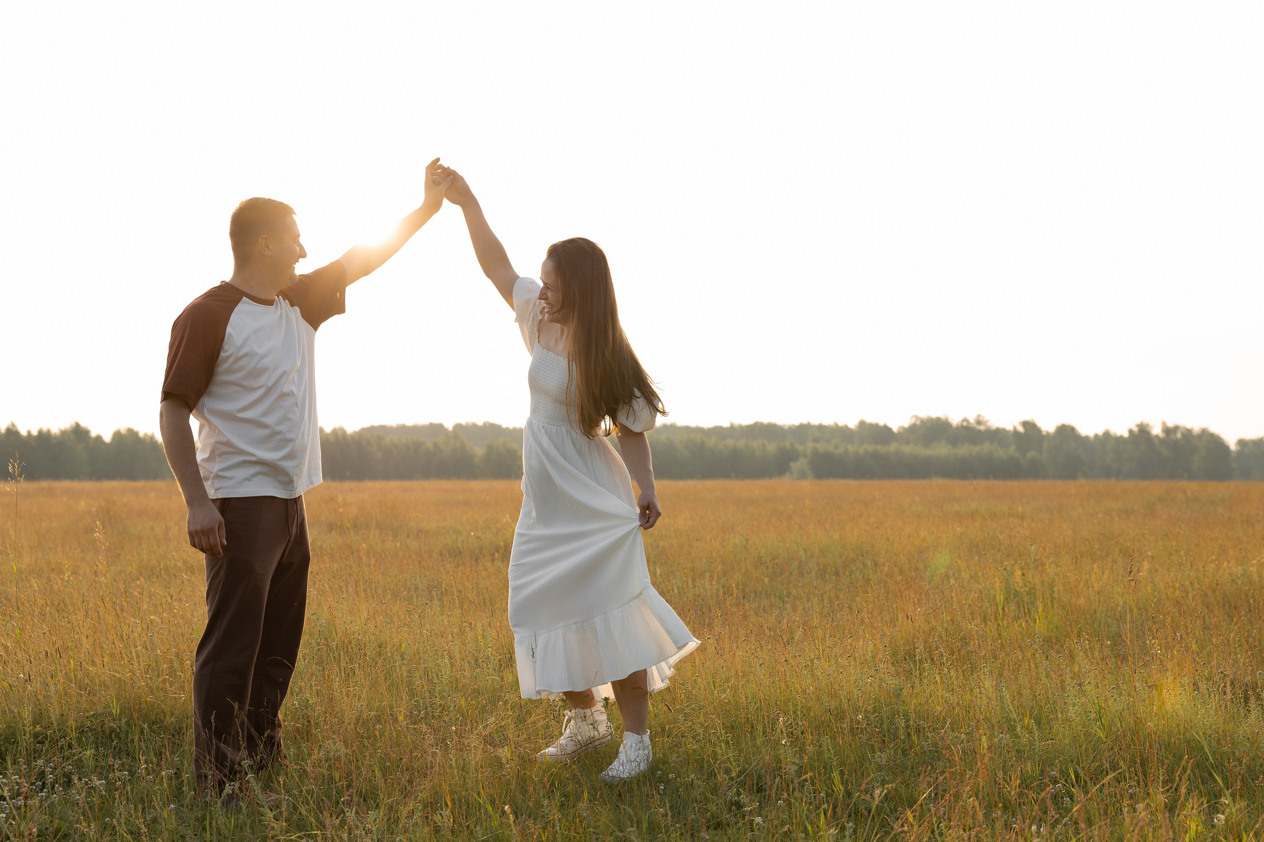В поле. Семейный и свадебный фотограф в Челябинске Мария Леонтьева