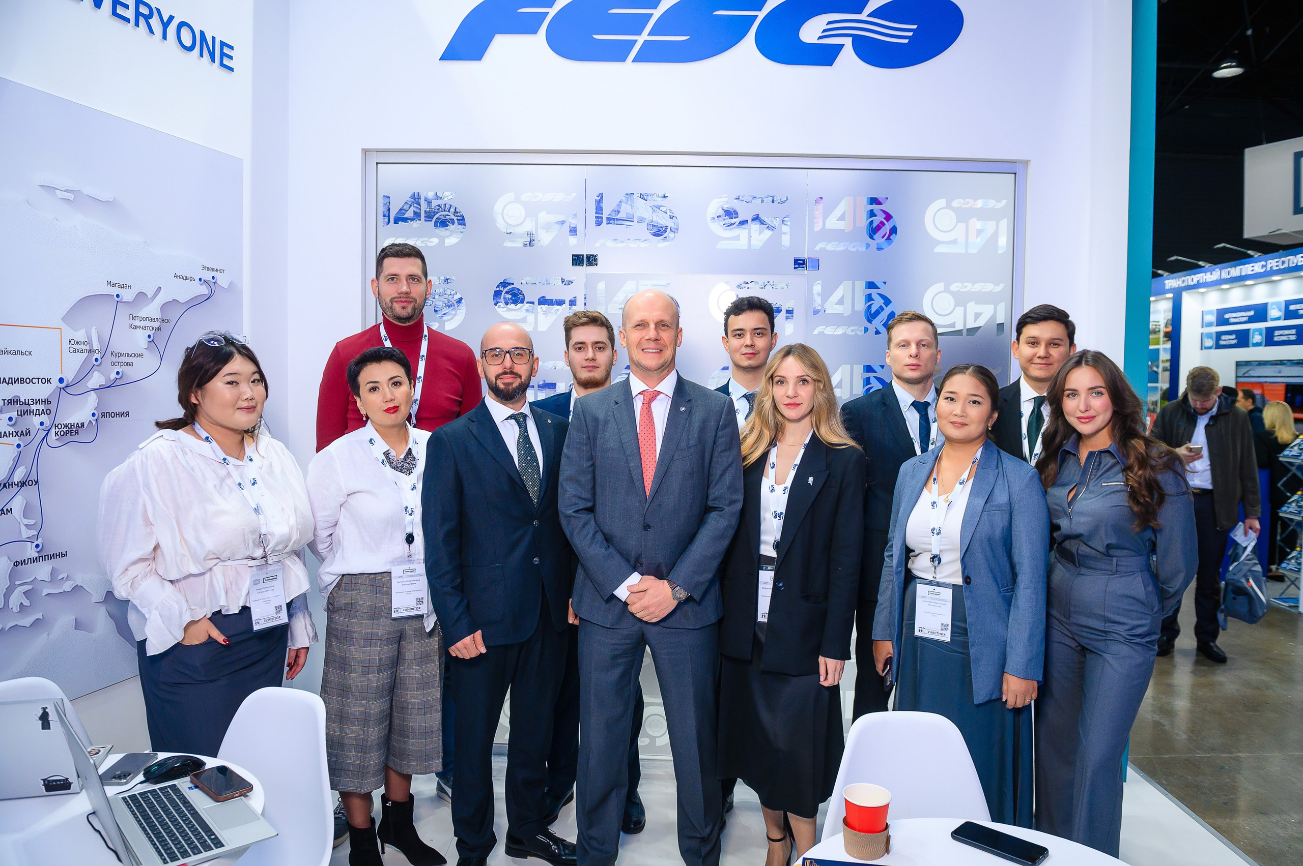 Компания Fesco на выставке TransLogistica Kazakhstan 2025. Интерьерный и репортажный фотограф в Алматы