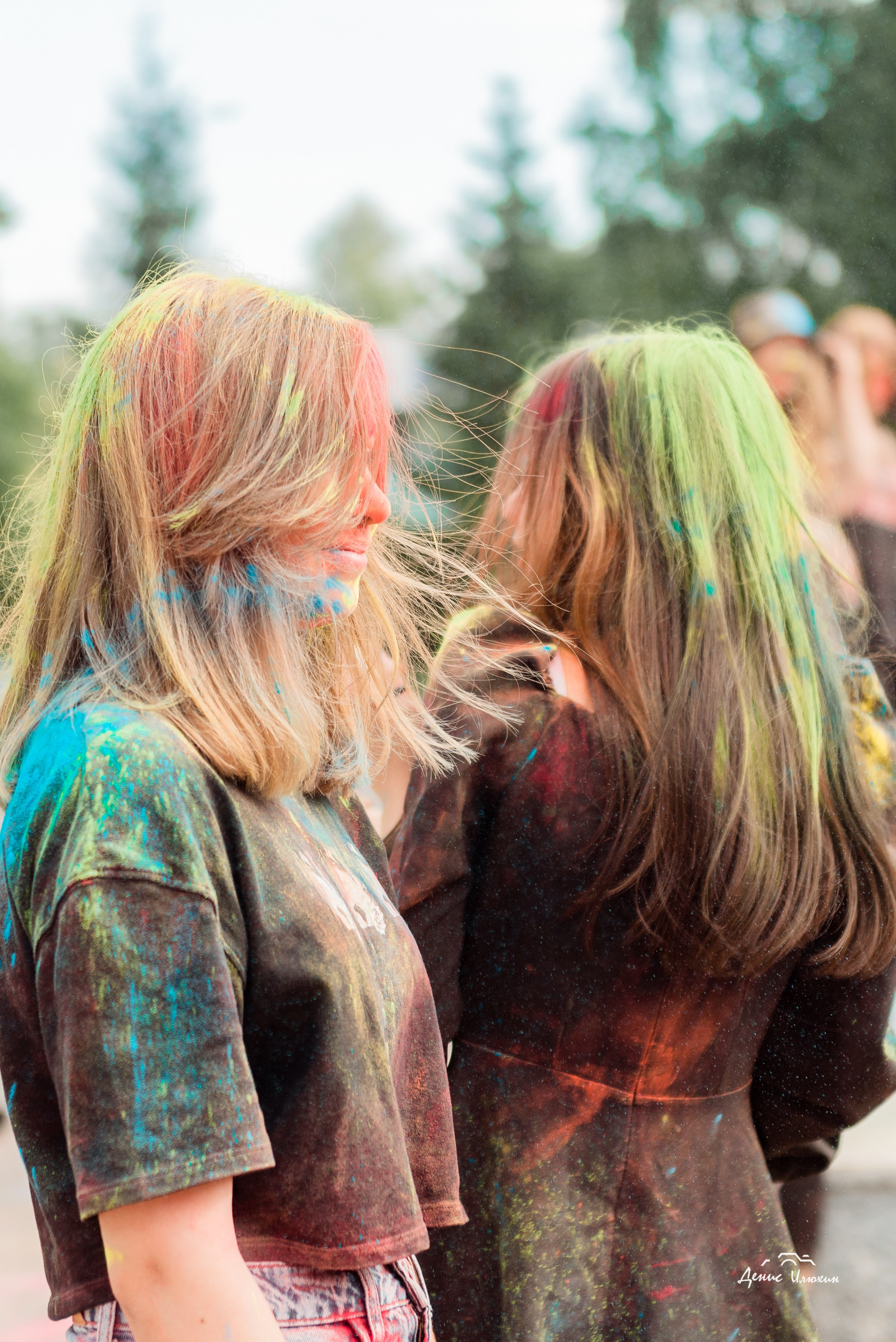 Краски Холи в Комсомольском Парке 2023. Детский фотограф, семейный фотограф и репортажи в Кемерово