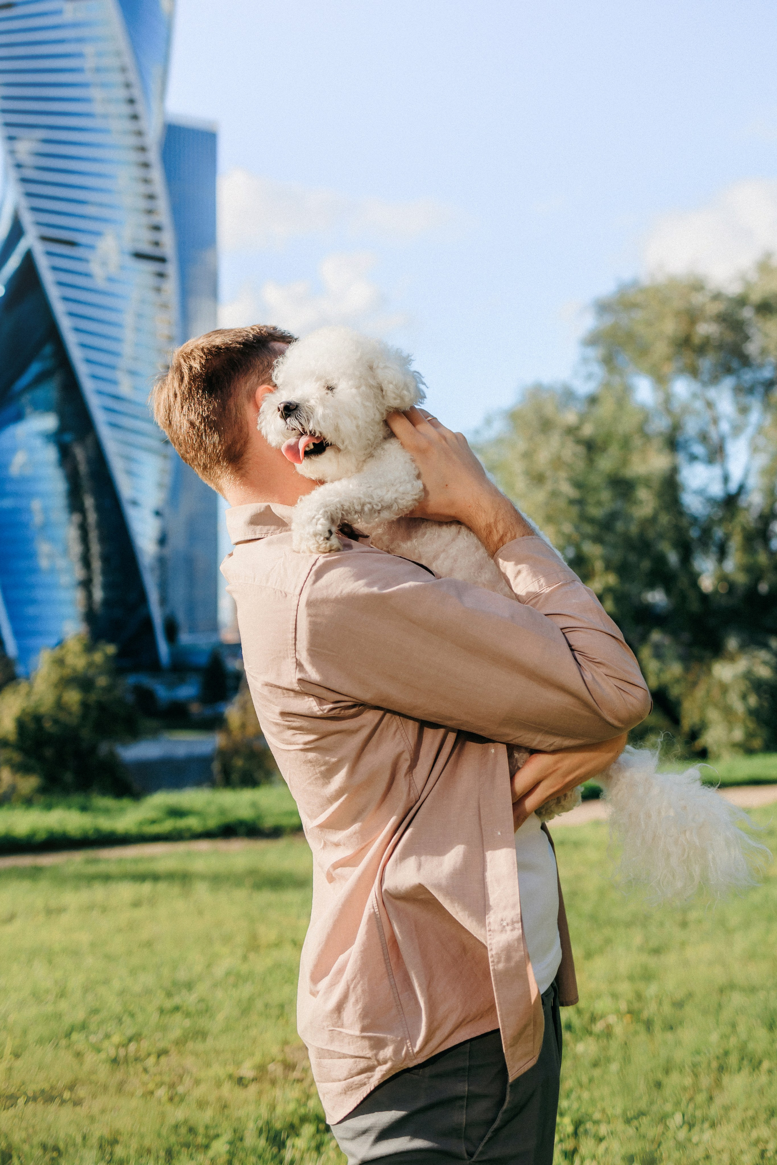 Марина, Данил и Бруно. Фотограф-анималист Елена Радченко, Москва