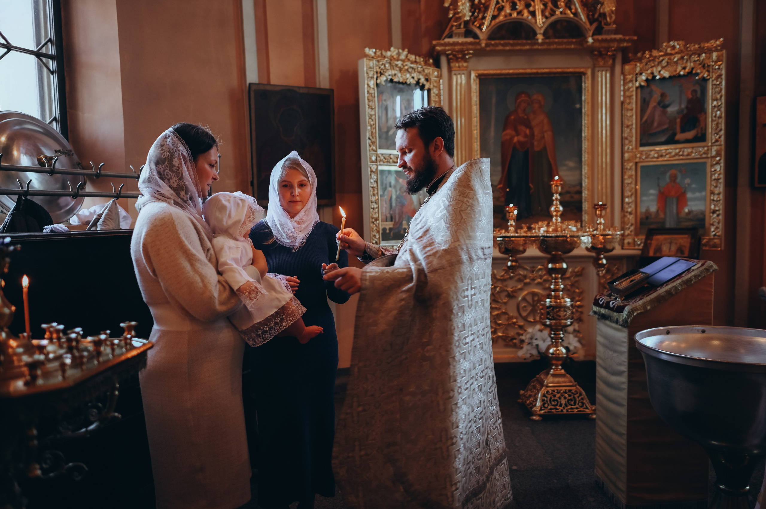 Крещение Любочки. Семейный и свадебный фотограф в Санкт-Петербурге Яна