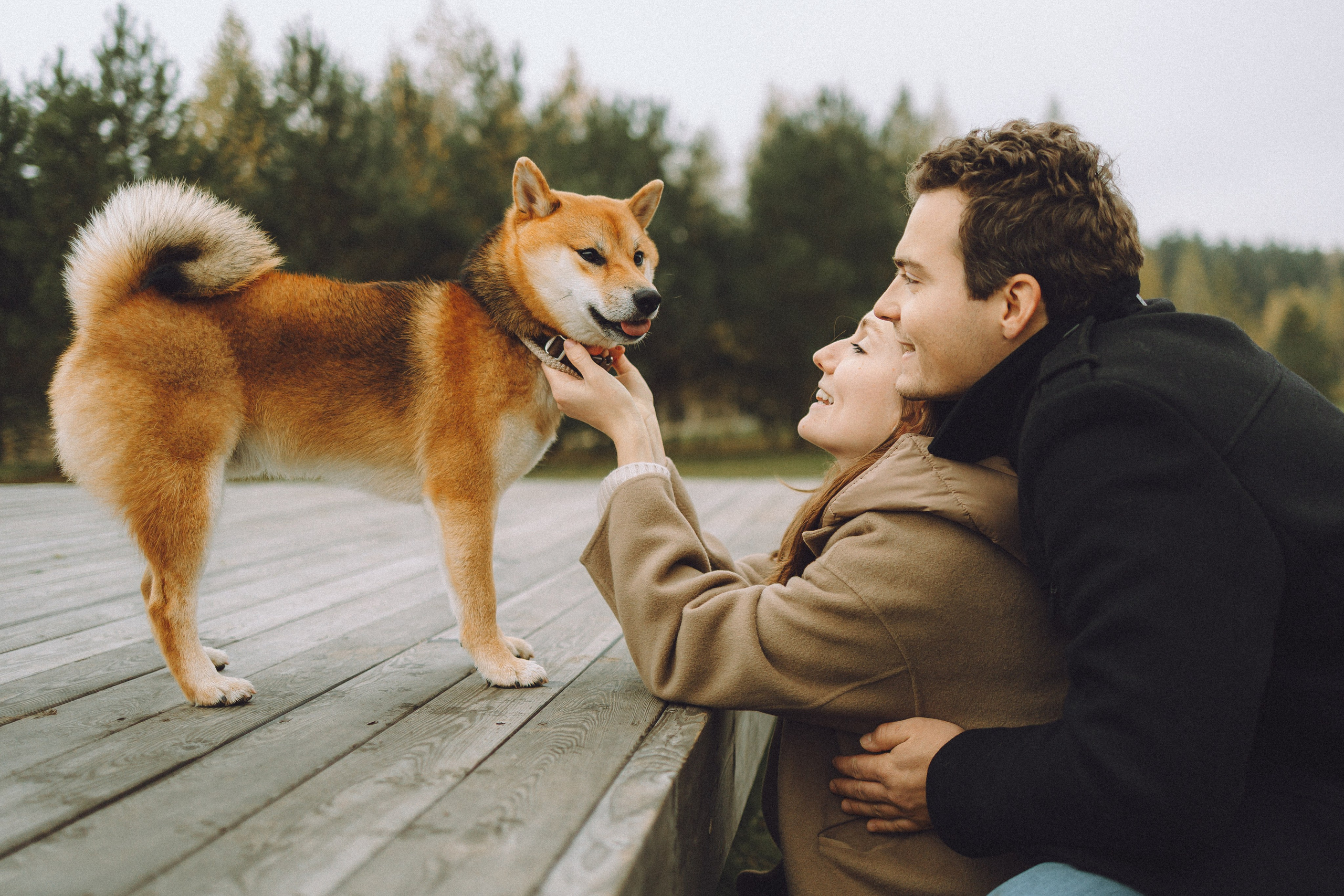 Настя, Юра и Скай