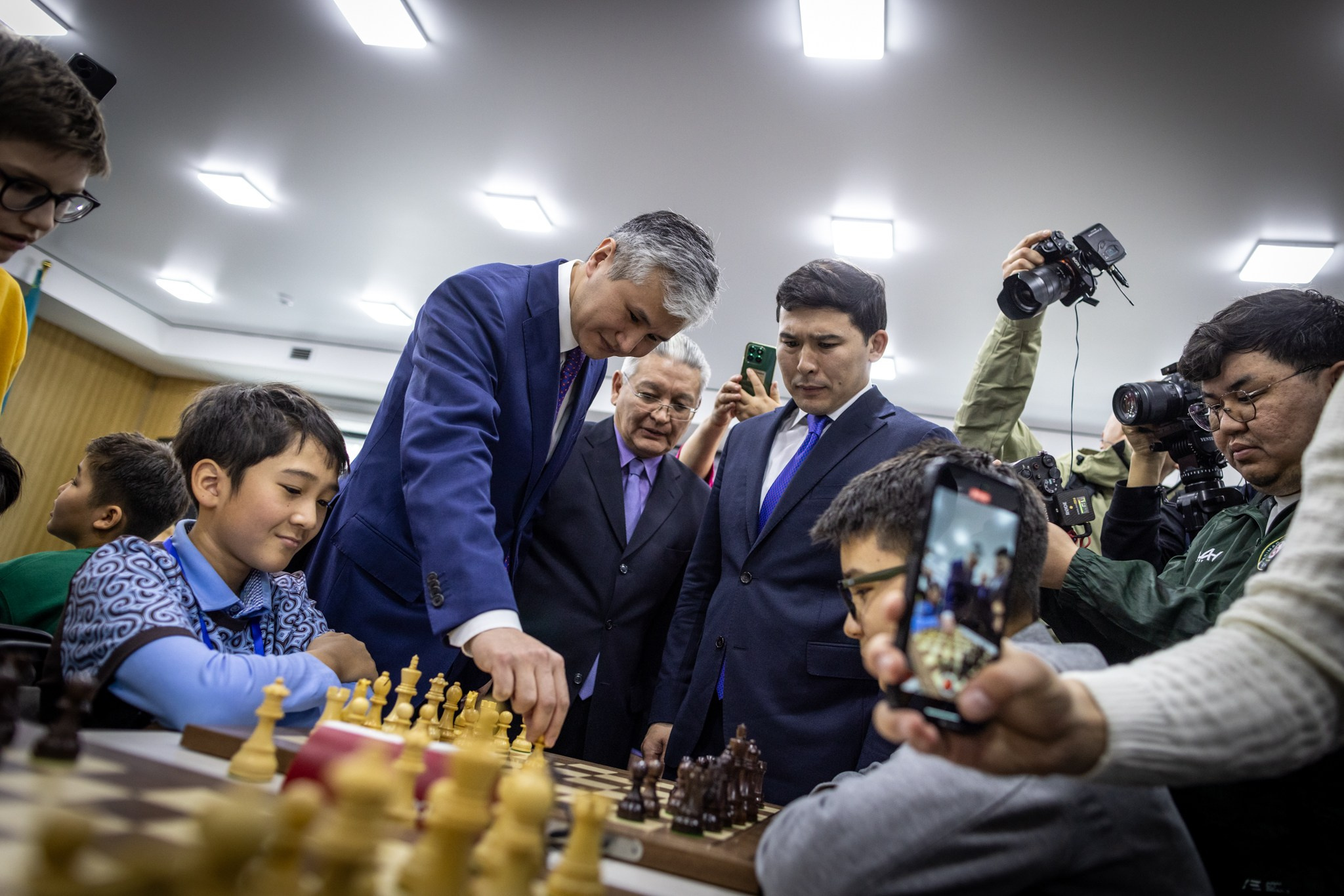 2025.02.01 KAZAKHMYS Youth Team Chess CUP 2025 — Opening Ceremony. Фотограф Анна Штурман (репортажная съёмка любых событий и мероприятий) Anna Shtourman photographer