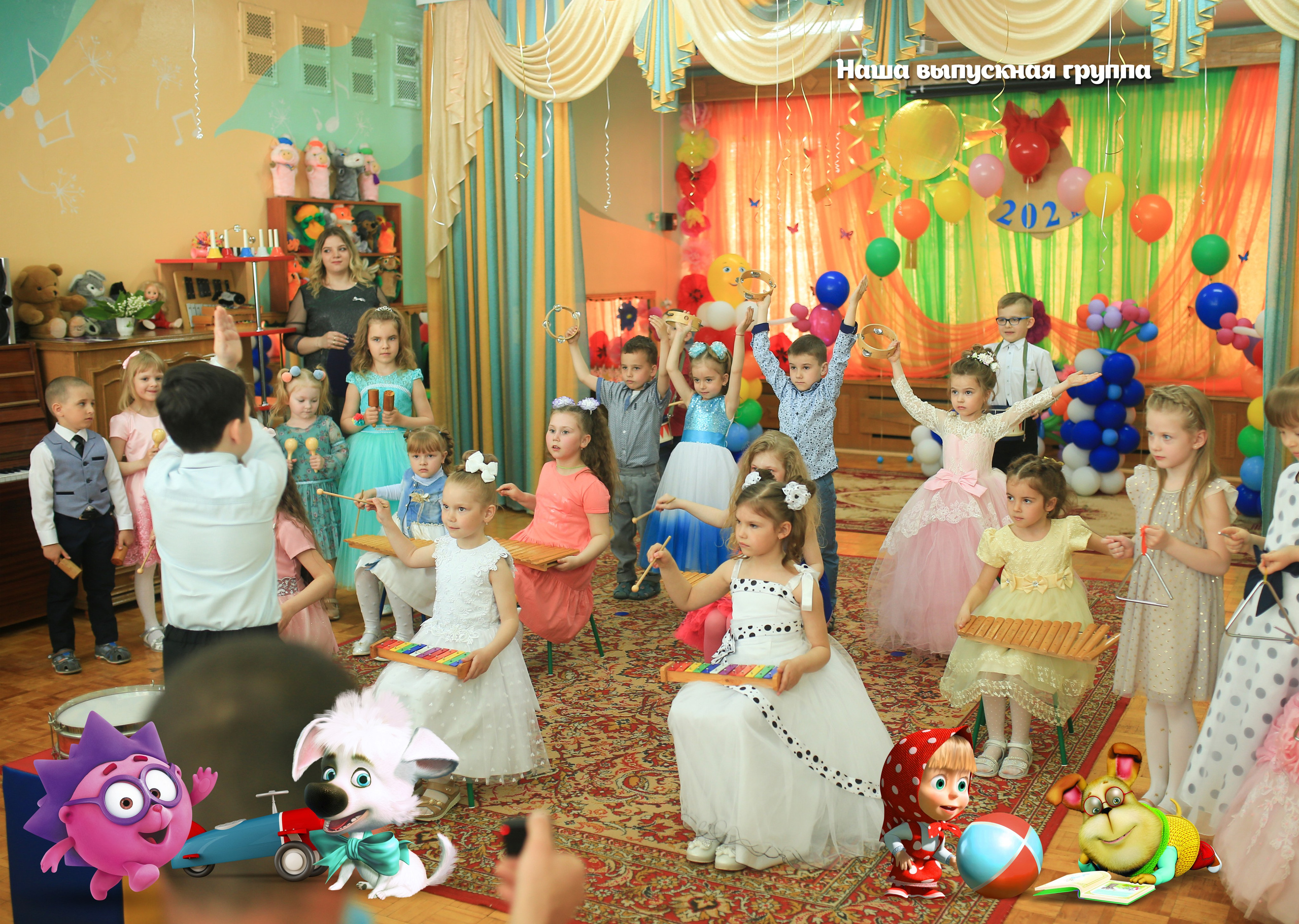 Выпускные в детском саду. Семейный и детский фотограф Виталий Катюшин