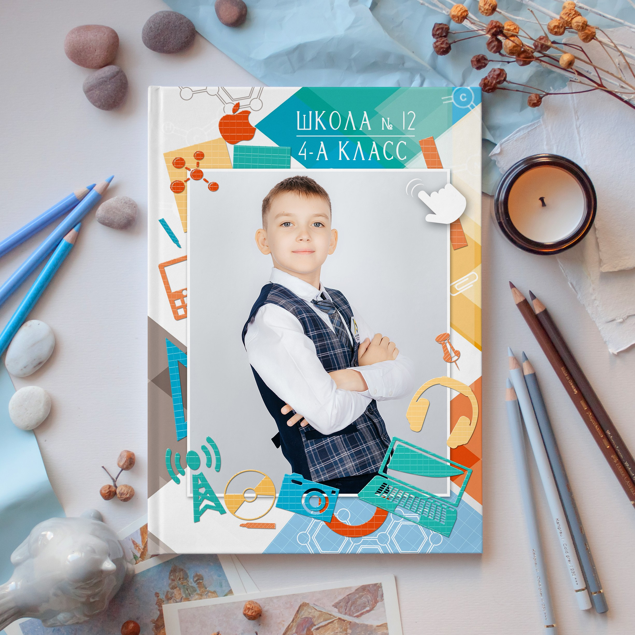 Альбомы для начальной школы. Выпускные фотоальбомы в Казани