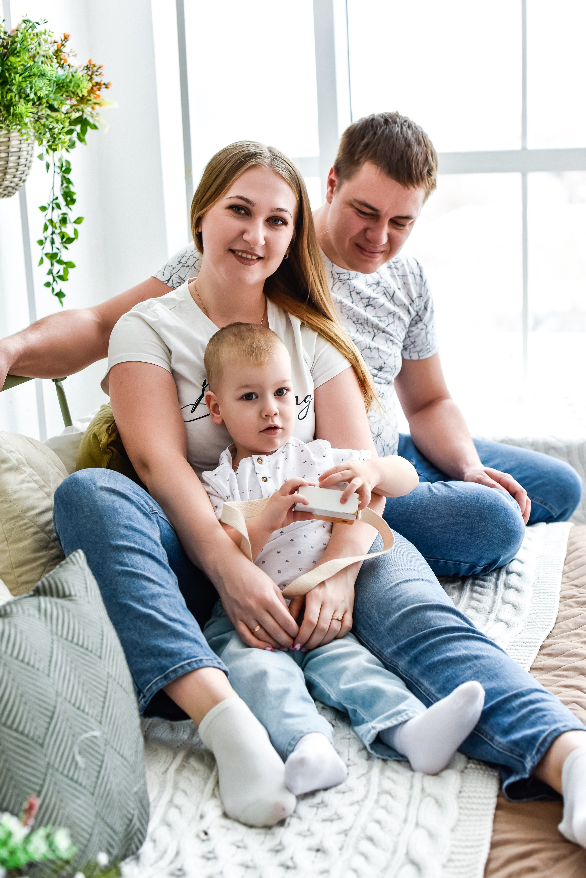 Семья Анечки, Сергея и Вовочки