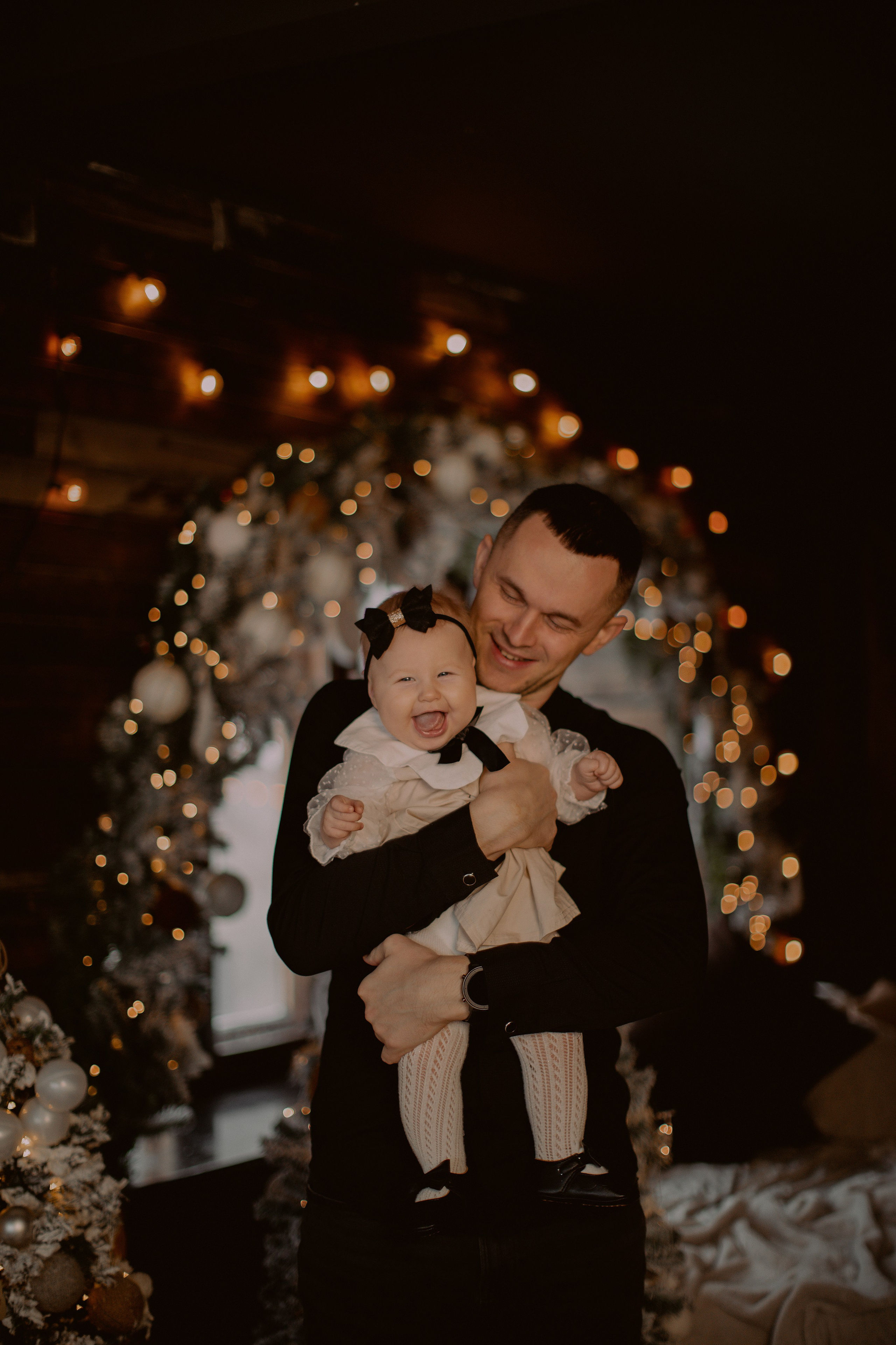 Первая новогодняя фотосессия малышки Эмилии. Фотограф в Нижнем Новгороде