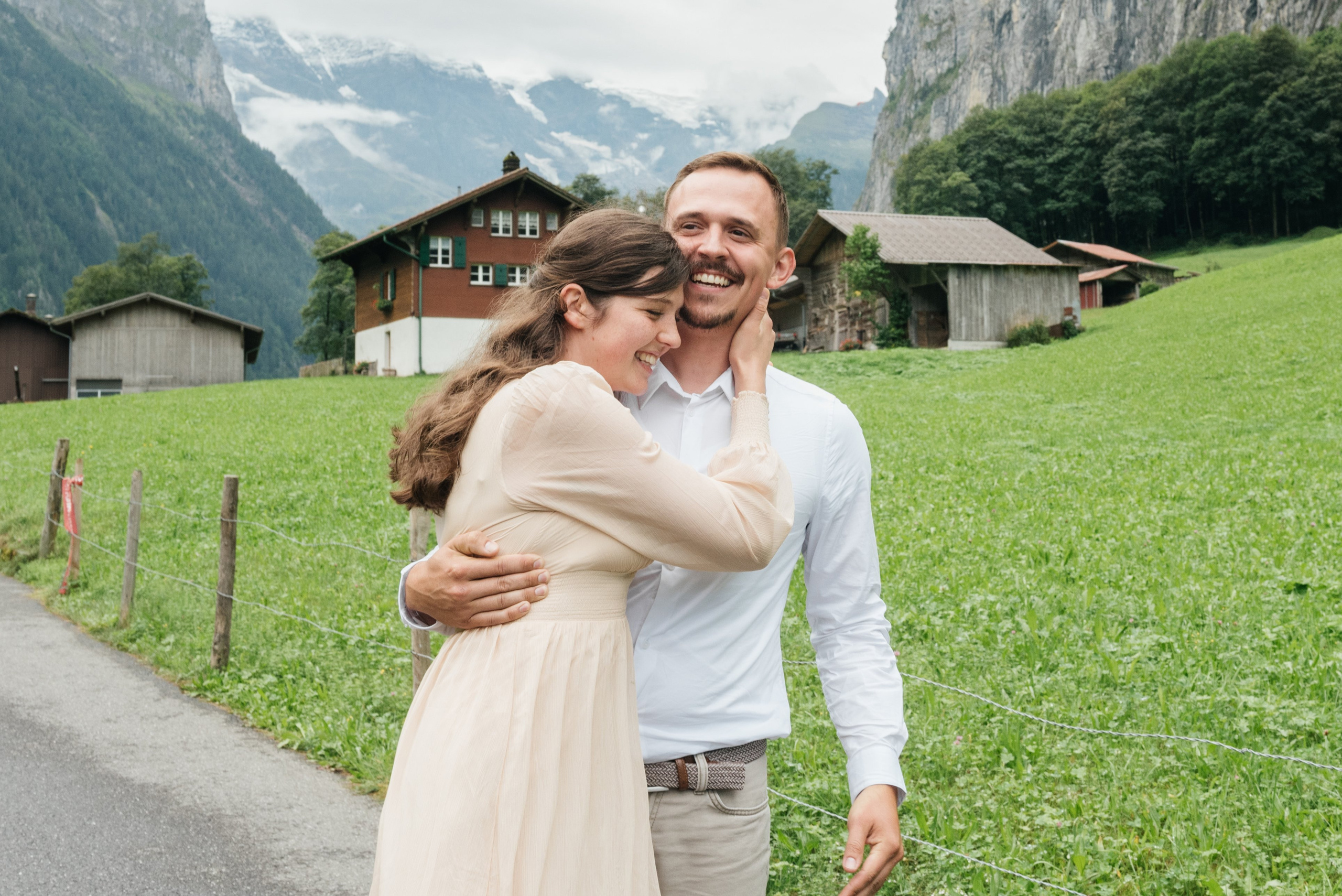 Alina & David (Luterbrunnen). Photographer in Interlaken area