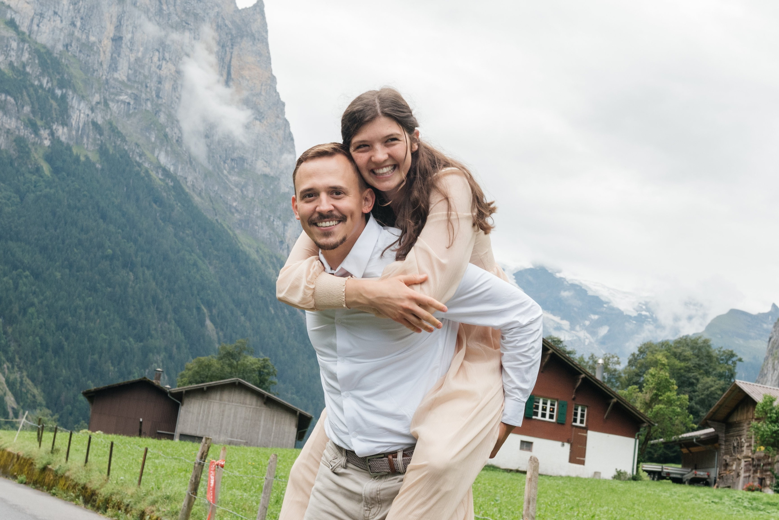 Alina & David (Luterbrunnen). Photographer in Interlaken area