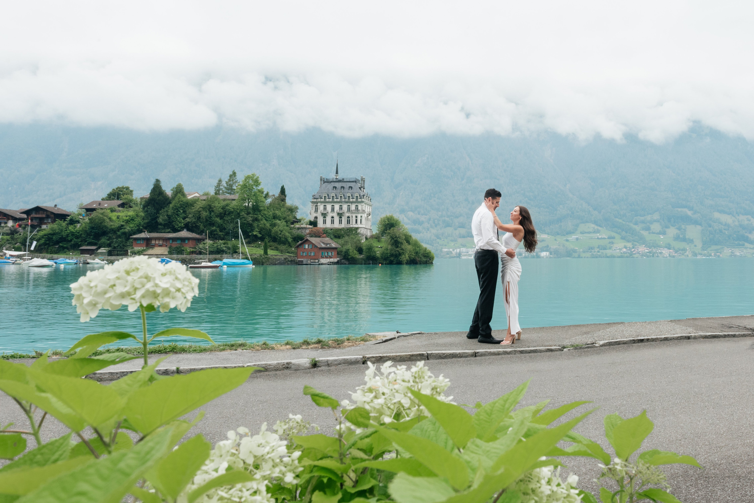 Brittany & Joseph (Iseltwald, Lauterbrunnen). Photographer in Interlaken area