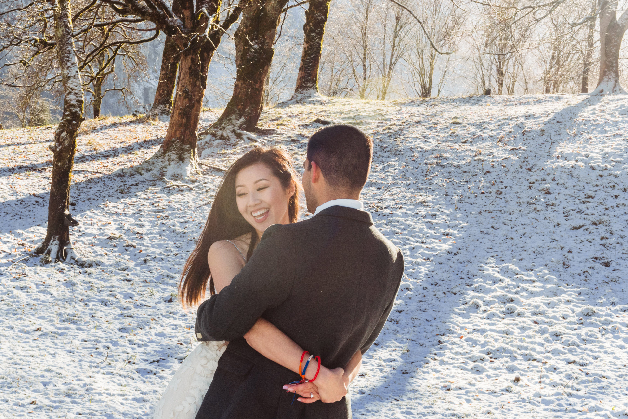 Lynda & Troy (Lauterbrunnen, Wengen). Photographer in Interlaken area