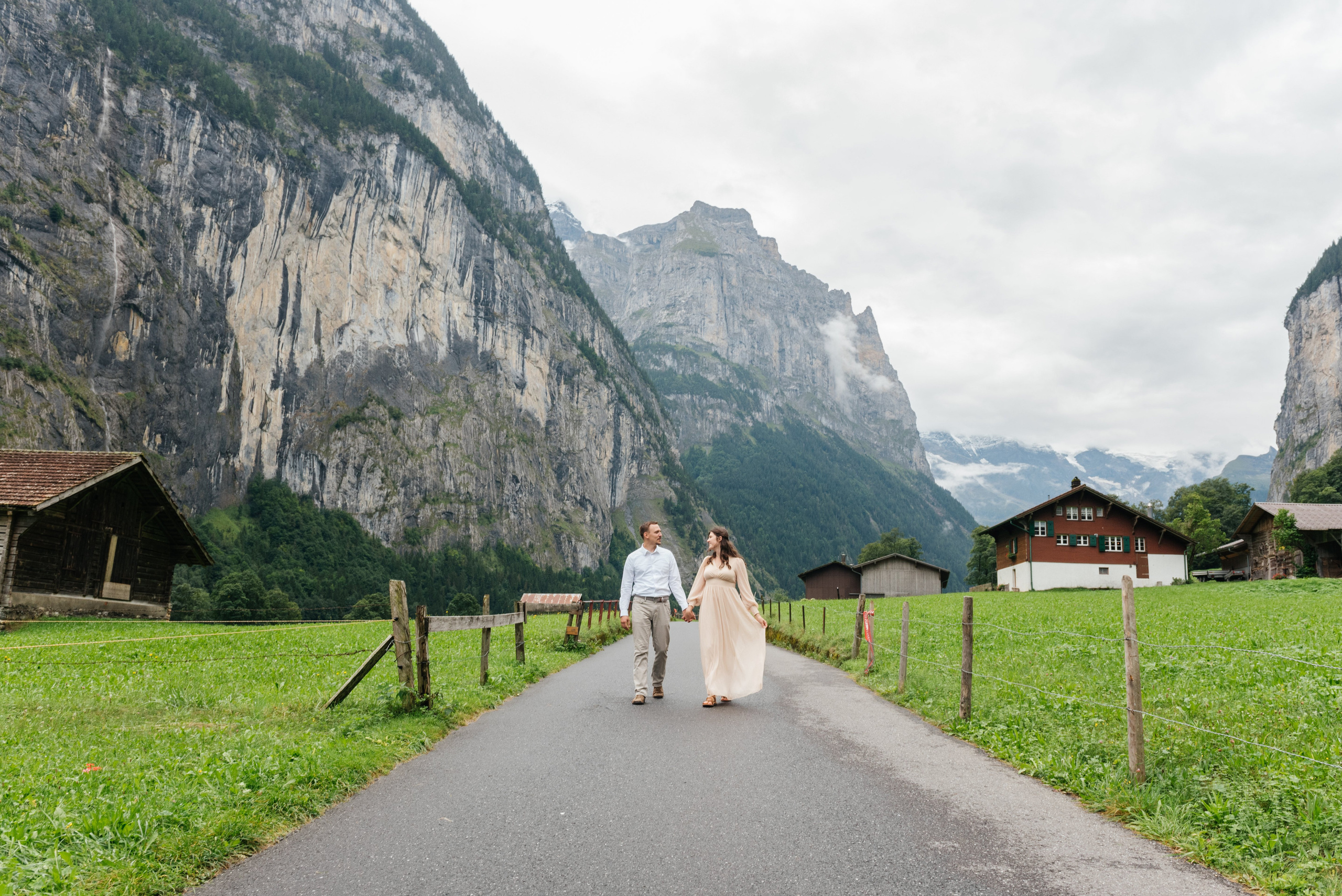 Alina & David (Luterbrunnen). Photographer in Interlaken area