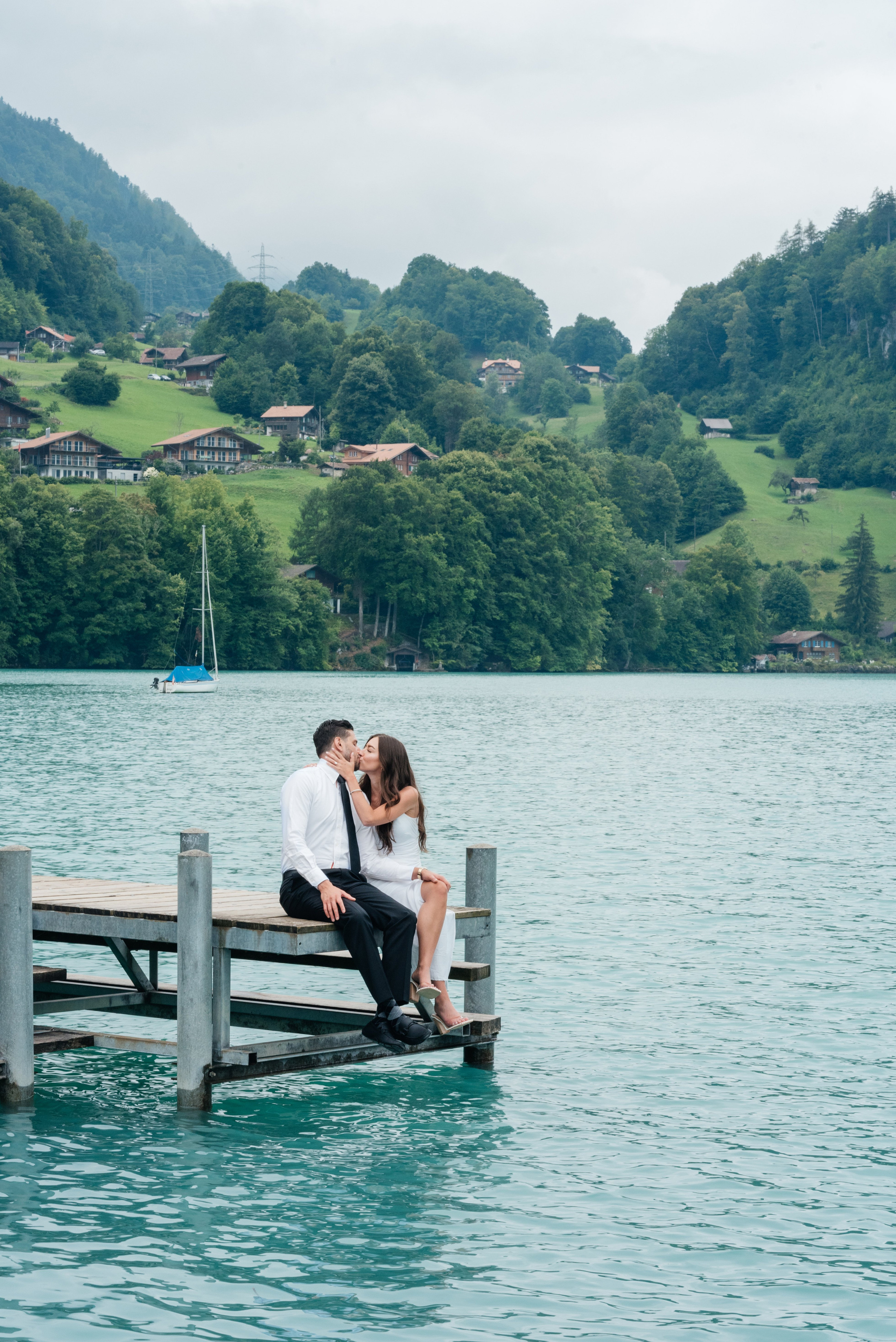 Brittany & Joseph (Iseltwald, Lauterbrunnen). Photographer in Interlaken area
