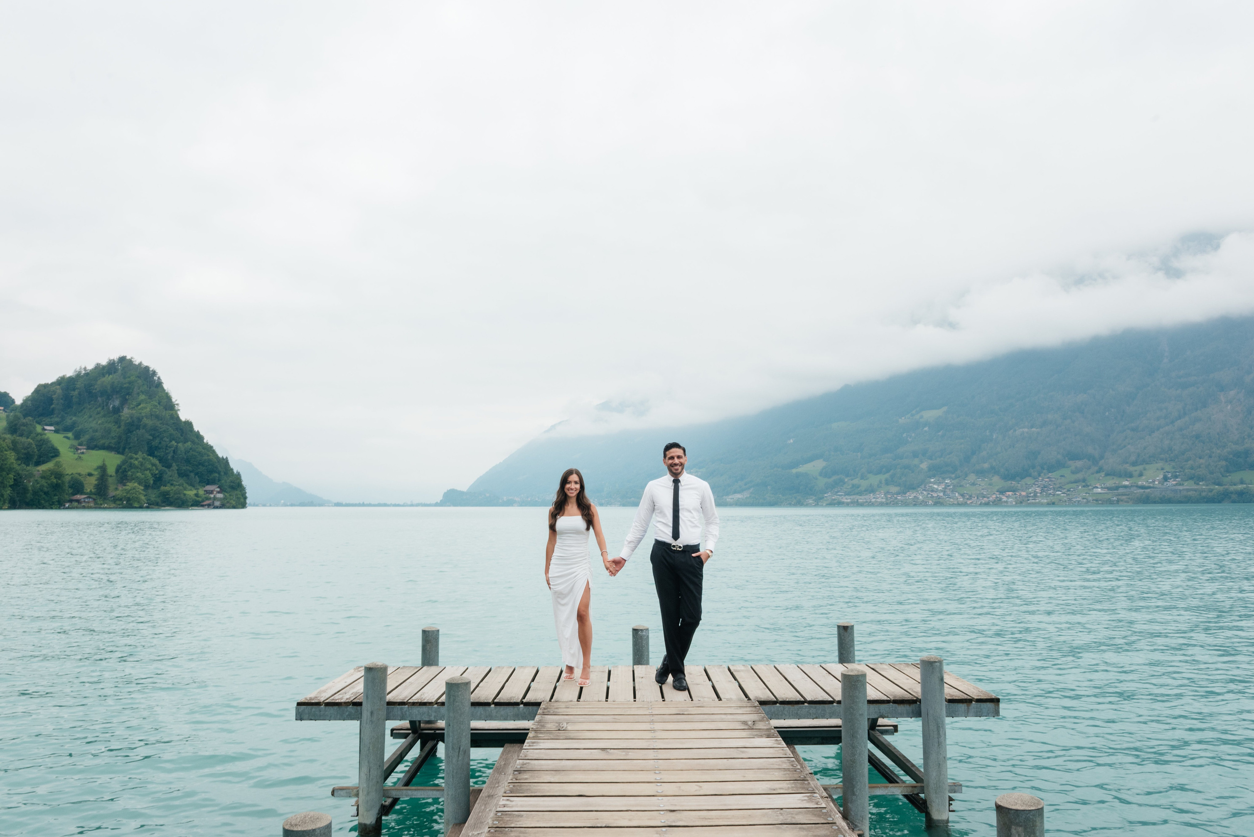 Brittany & Joseph (Iseltwald, Lauterbrunnen). Photographer in Interlaken area