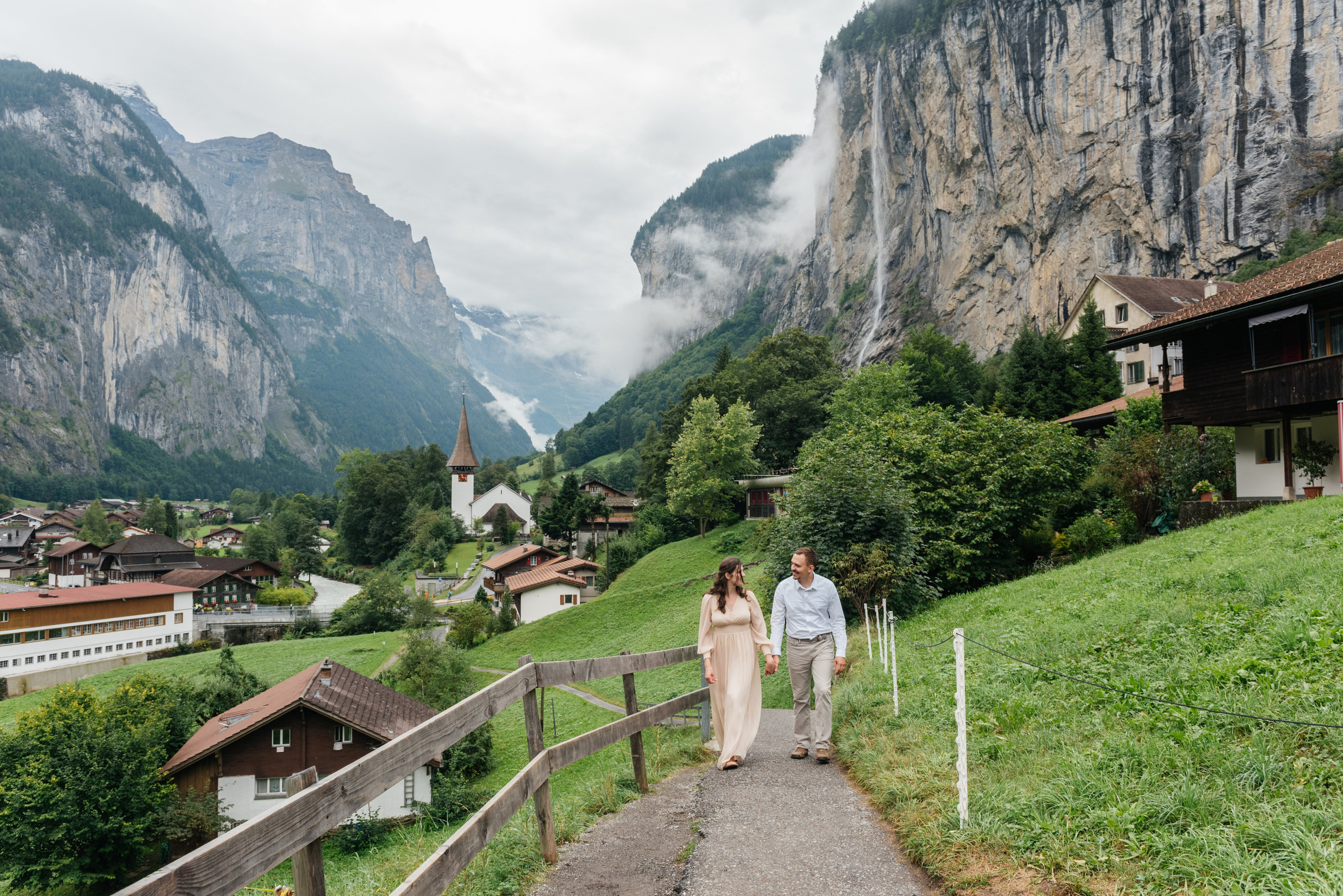 Alina & David (Luterbrunnen). Photographer in Interlaken area