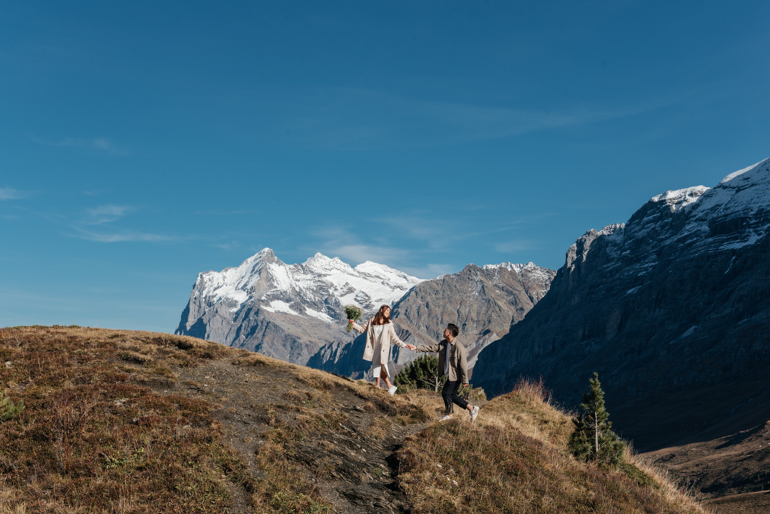 Kahyee & Vincent (Iseltwald, Kleine Scheidegg). Photographer in Interlaken area