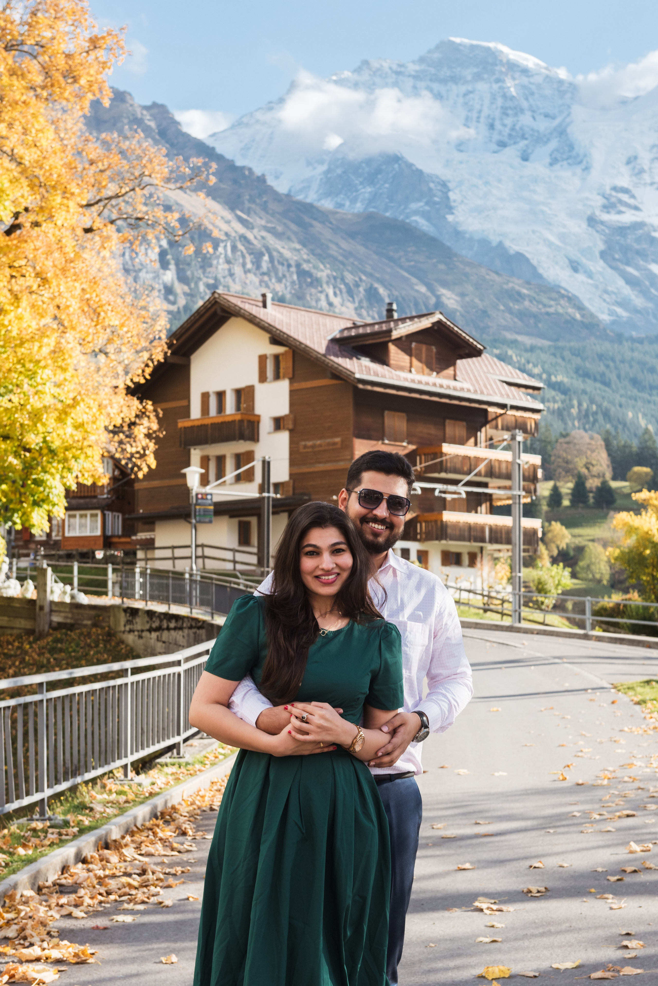 Heena & Aman (Lauterbrunnen, Wengen). Photographer in Interlaken area