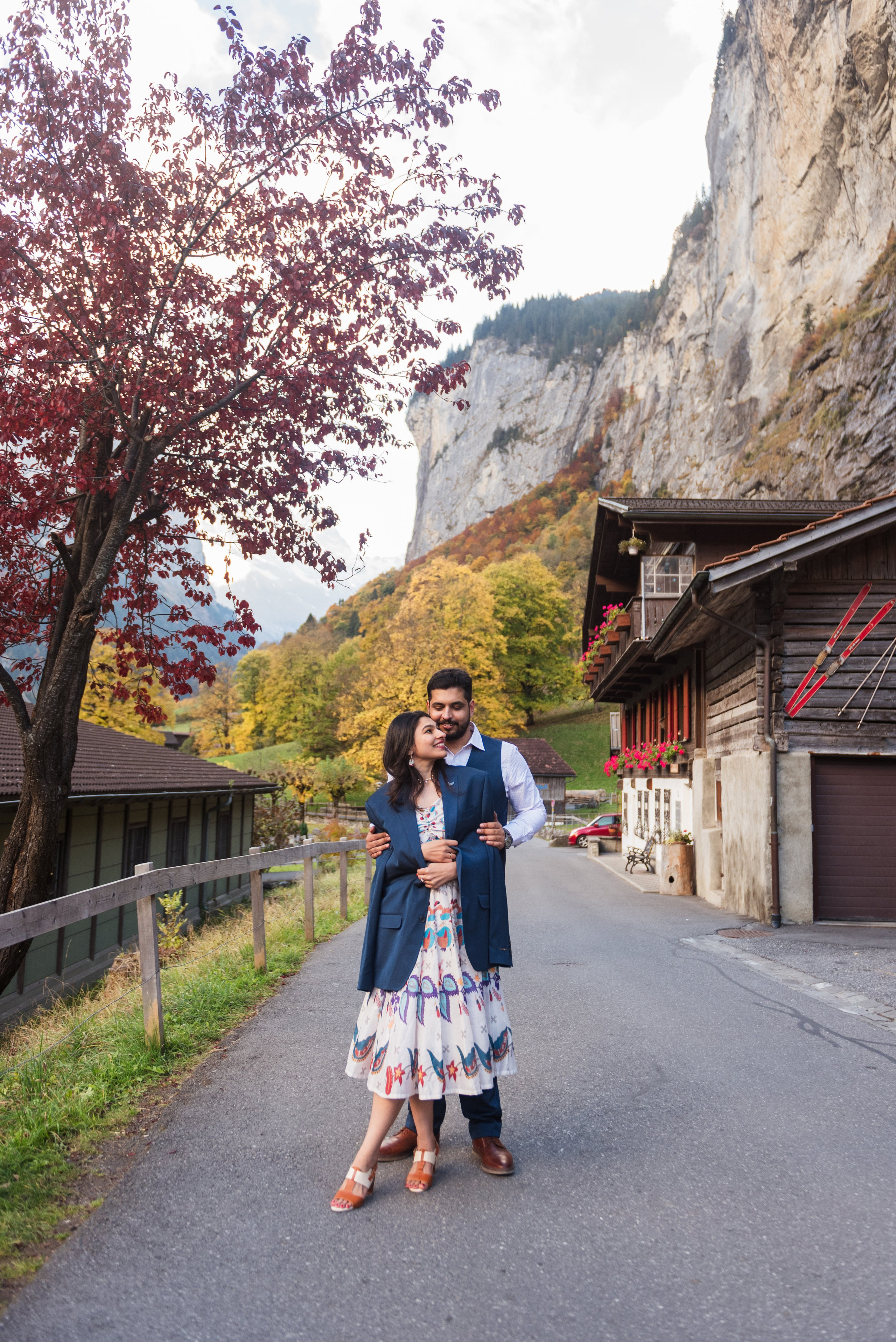 Heena & Aman (Lauterbrunnen, Wengen). Photographer in Interlaken area