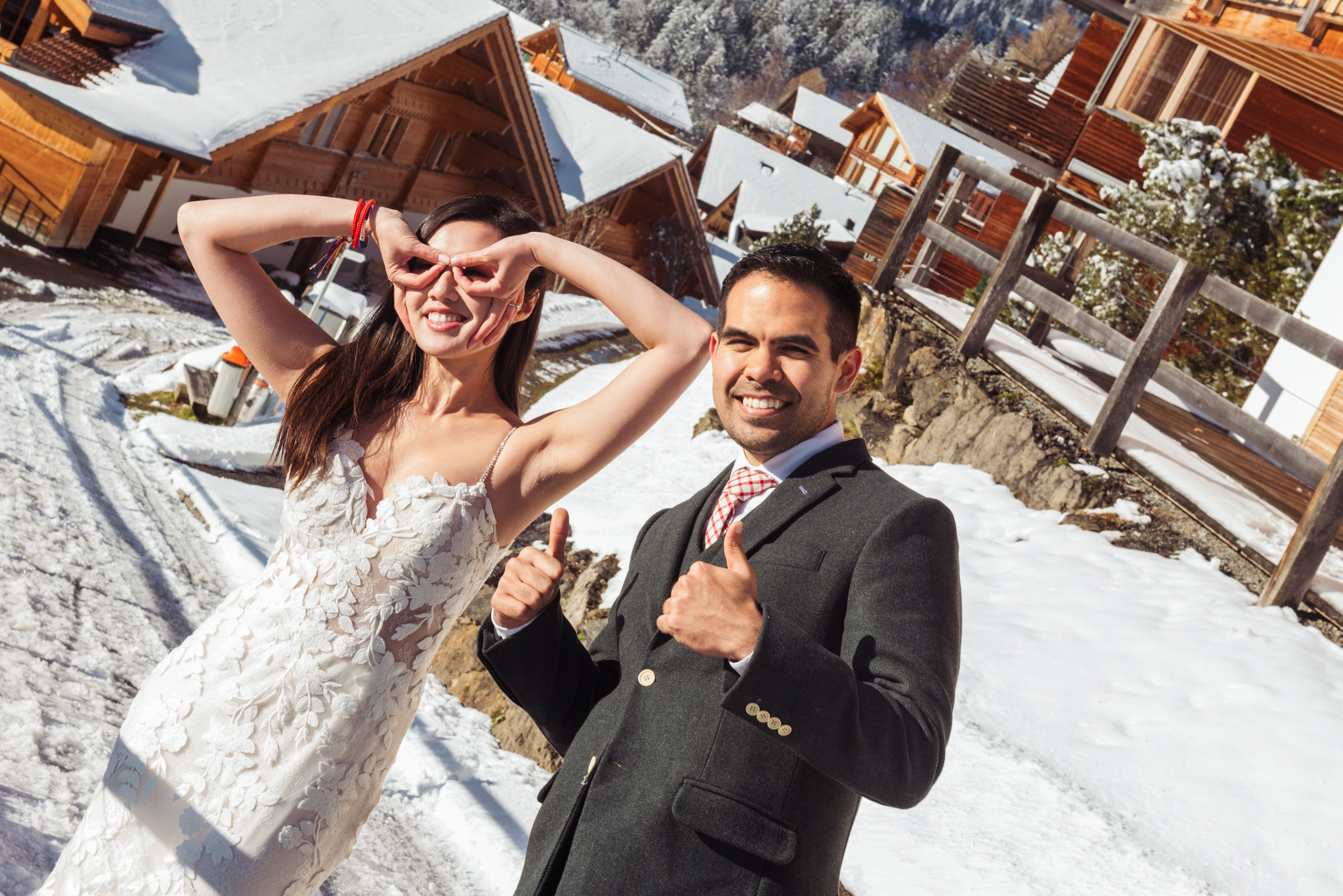 Lynda & Troy (Lauterbrunnen, Wengen). Photographer in Interlaken area