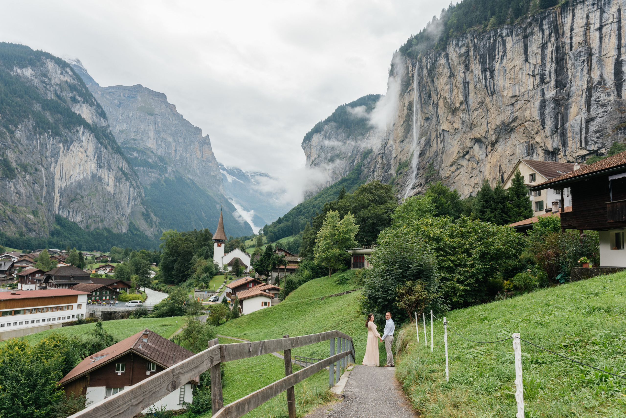 Alina & David (Luterbrunnen). Photographer in Interlaken area
