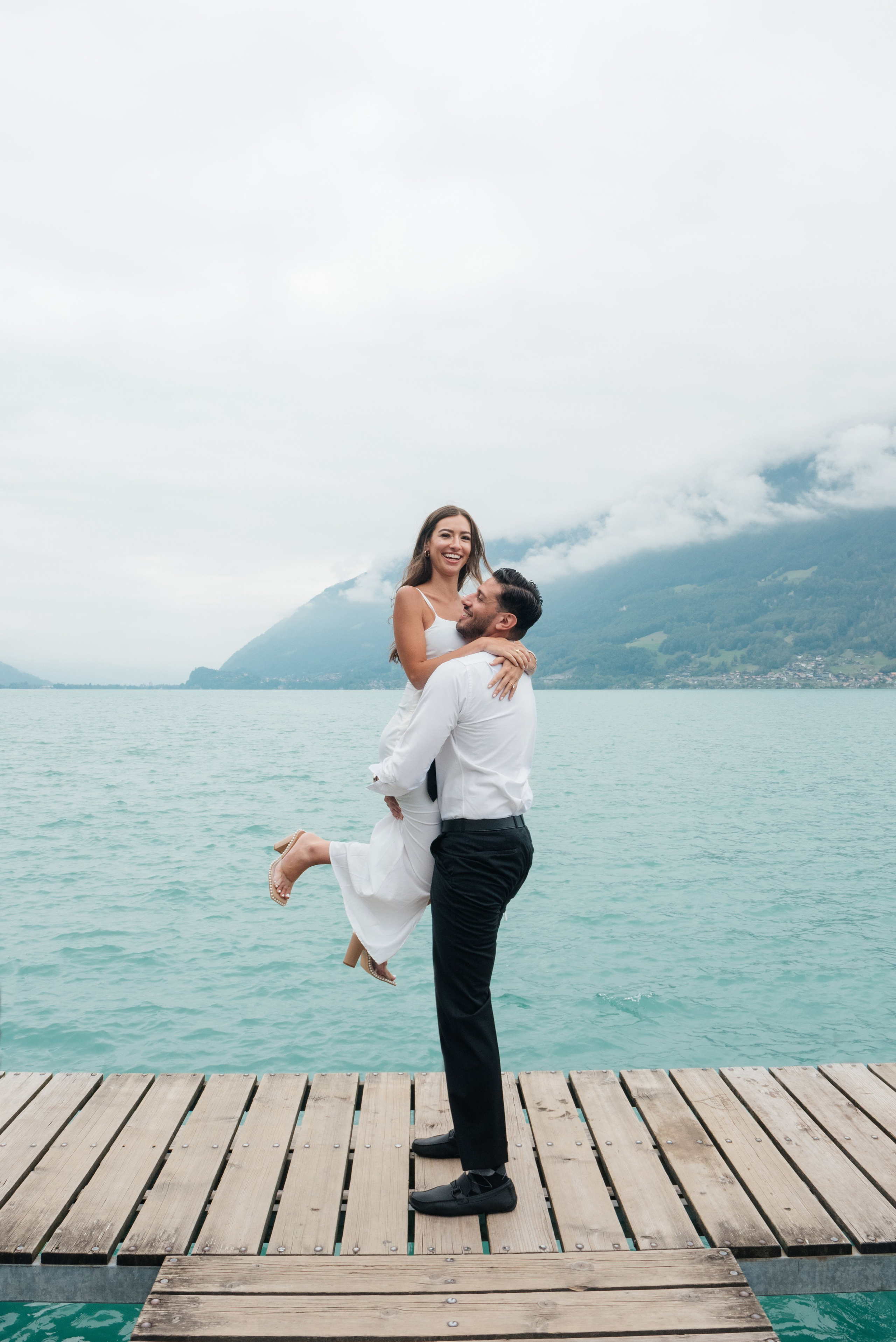 Brittany & Joseph (Iseltwald, Lauterbrunnen). Photographer in Interlaken area