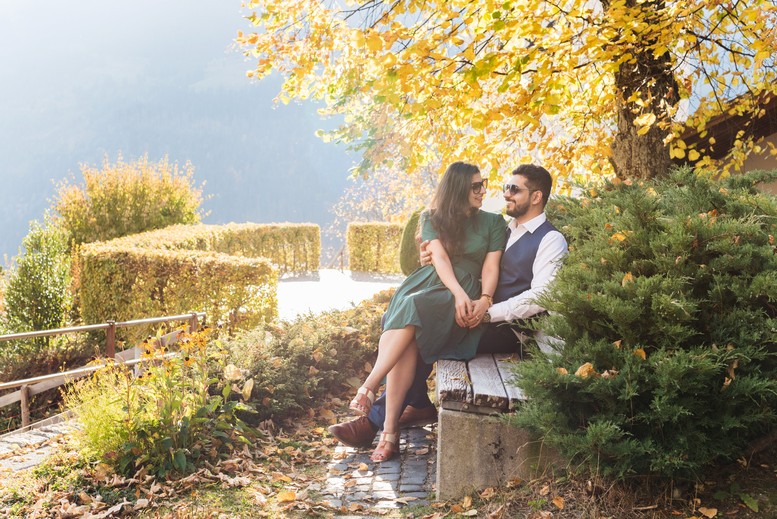 Heena & Aman (Lauterbrunnen, Wengen). Photographer in Interlaken area
