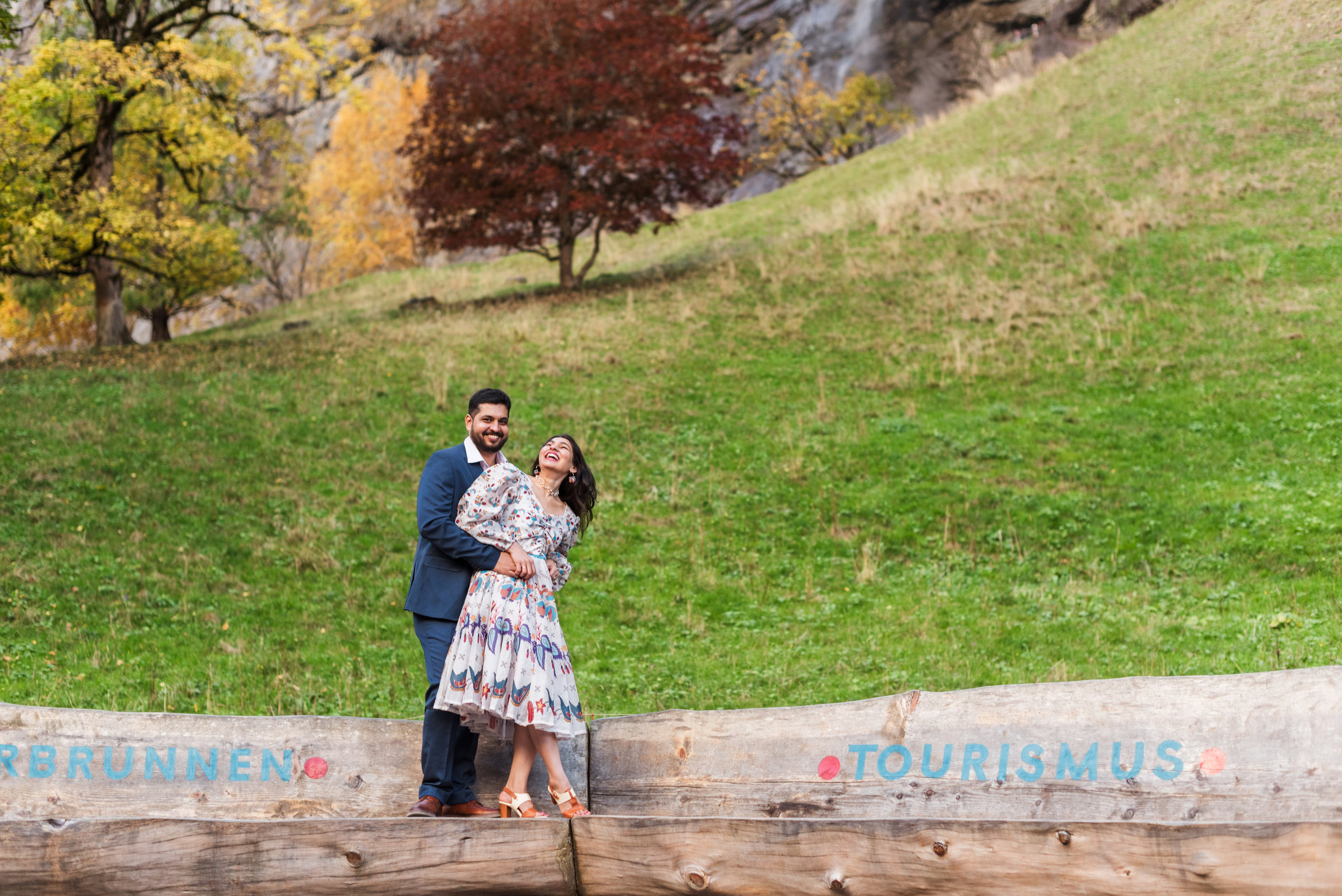 Heena & Aman (Lauterbrunnen, Wengen). Photographer in Interlaken area