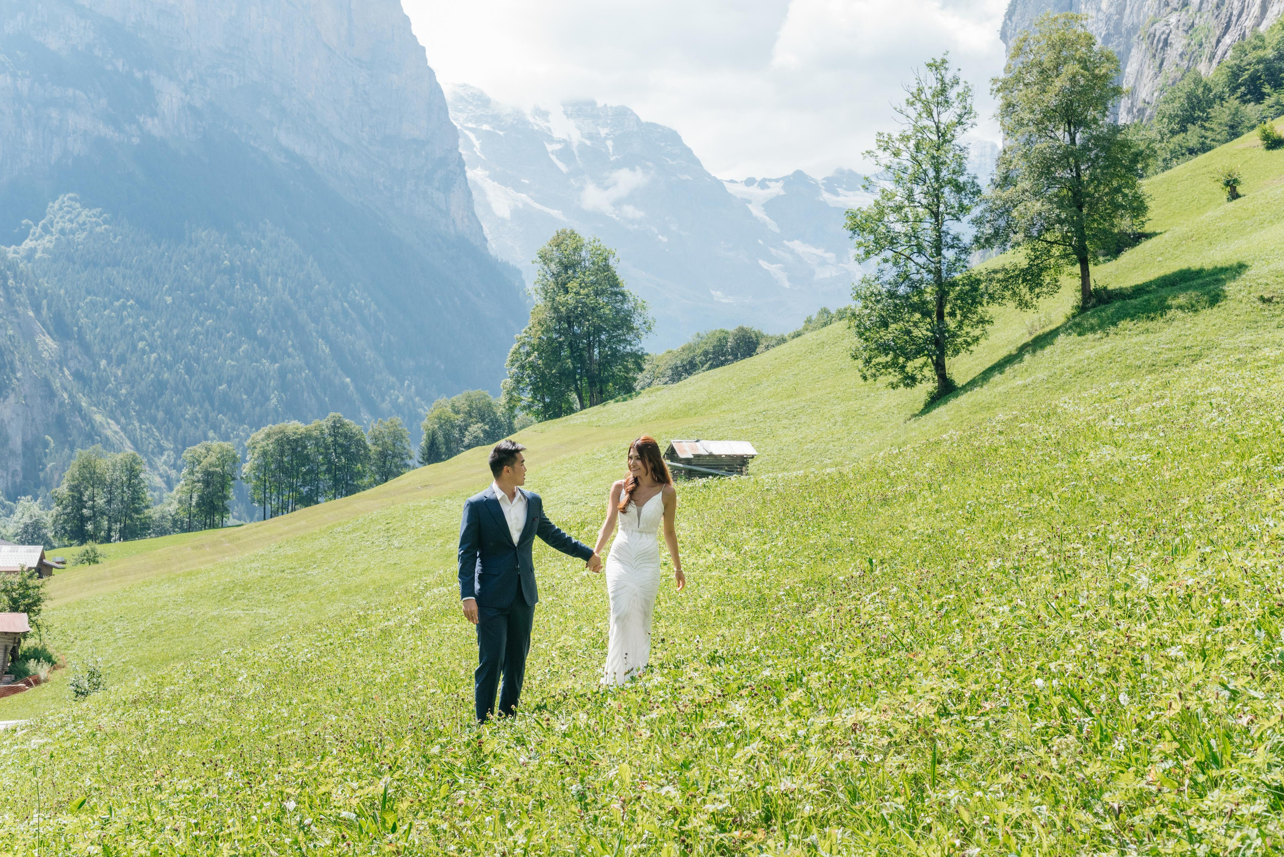 Sherlyn & Jason (Lauterbrunnen). Photographer in Interlaken area