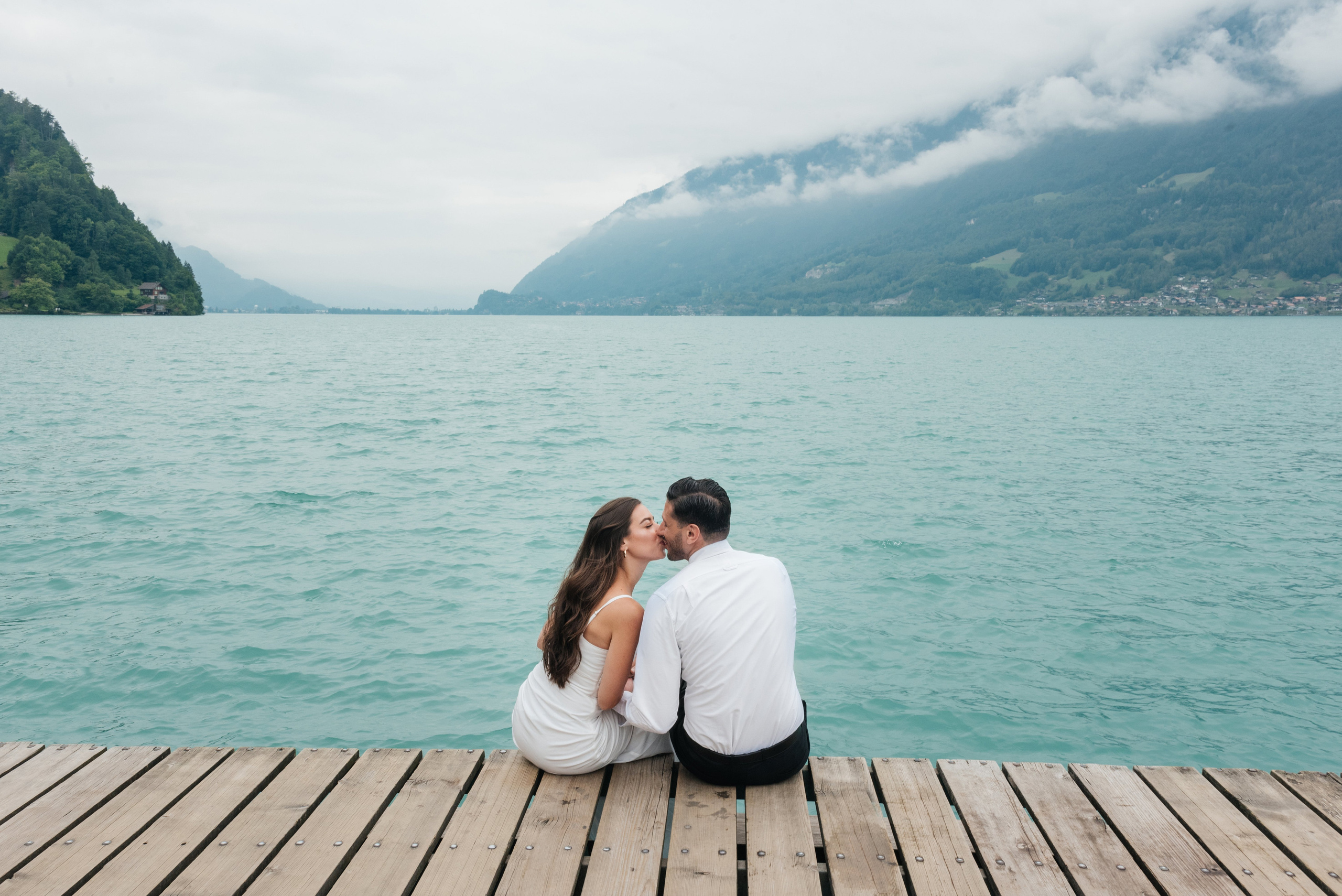 Brittany & Joseph (Iseltwald, Lauterbrunnen). Photographer in Interlaken area