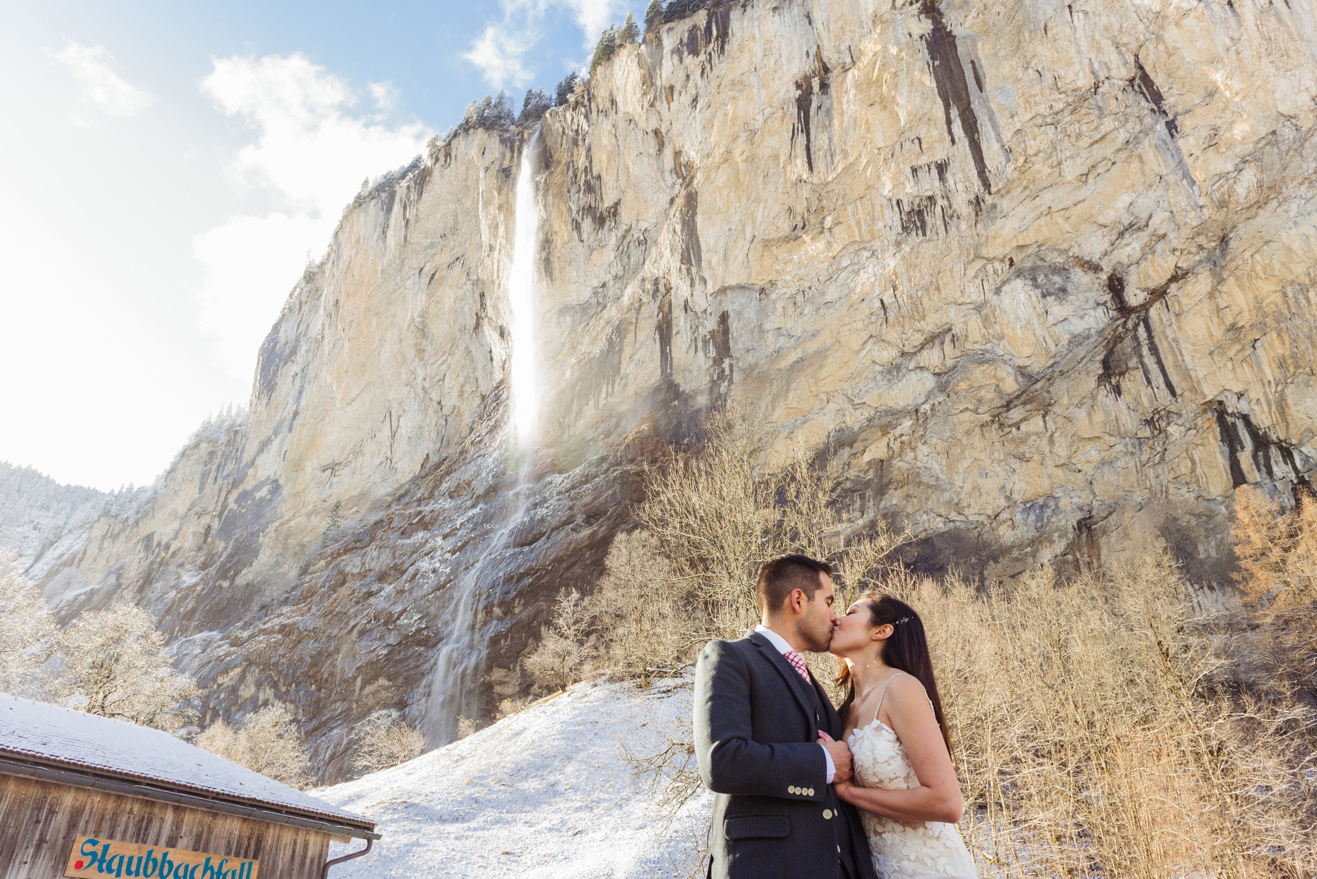 Lynda & Troy (Lauterbrunnen, Wengen). Photographer in Interlaken area
