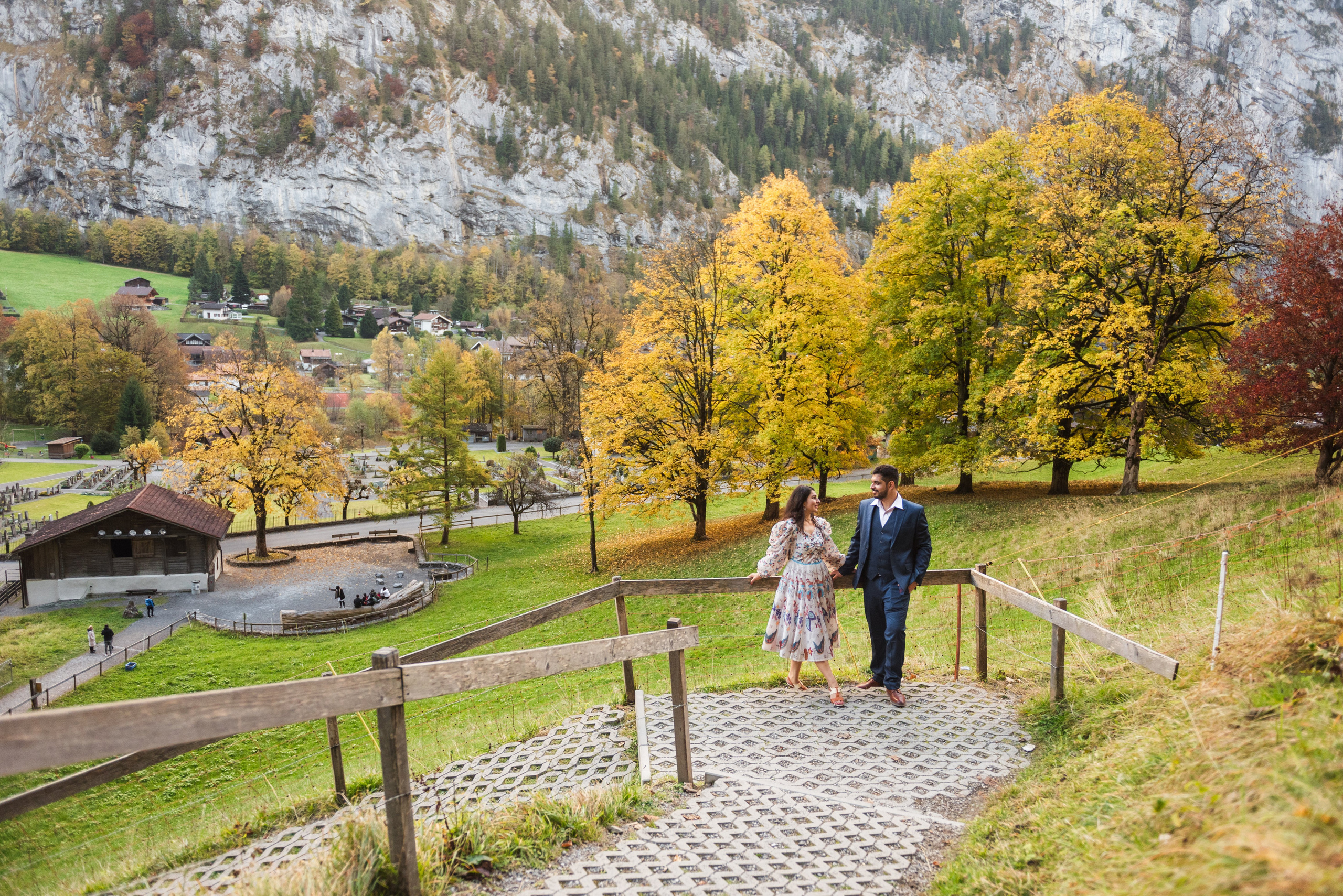 Heena & Aman (Lauterbrunnen, Wengen). Photographer in Interlaken area
