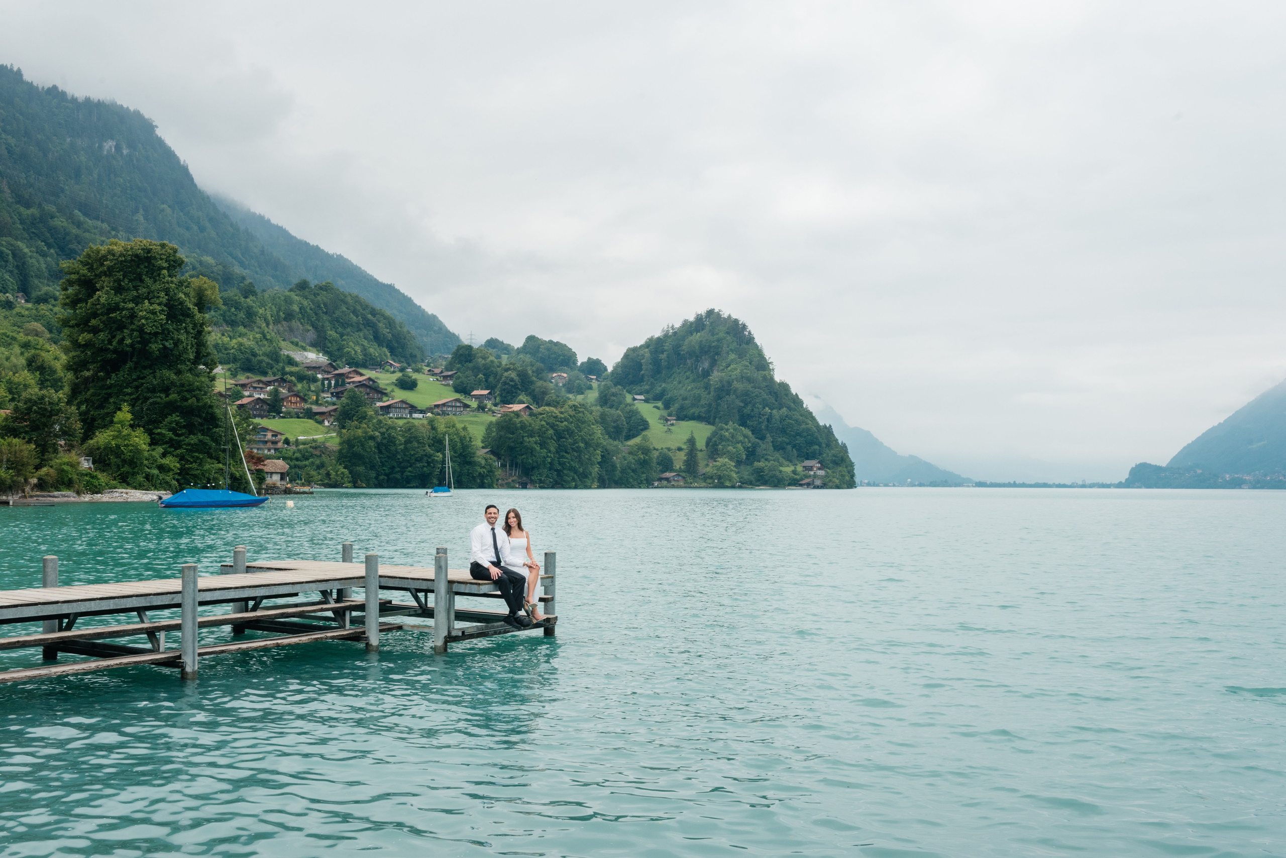 Brittany & Joseph (Iseltwald, Lauterbrunnen). Photographer in Interlaken area