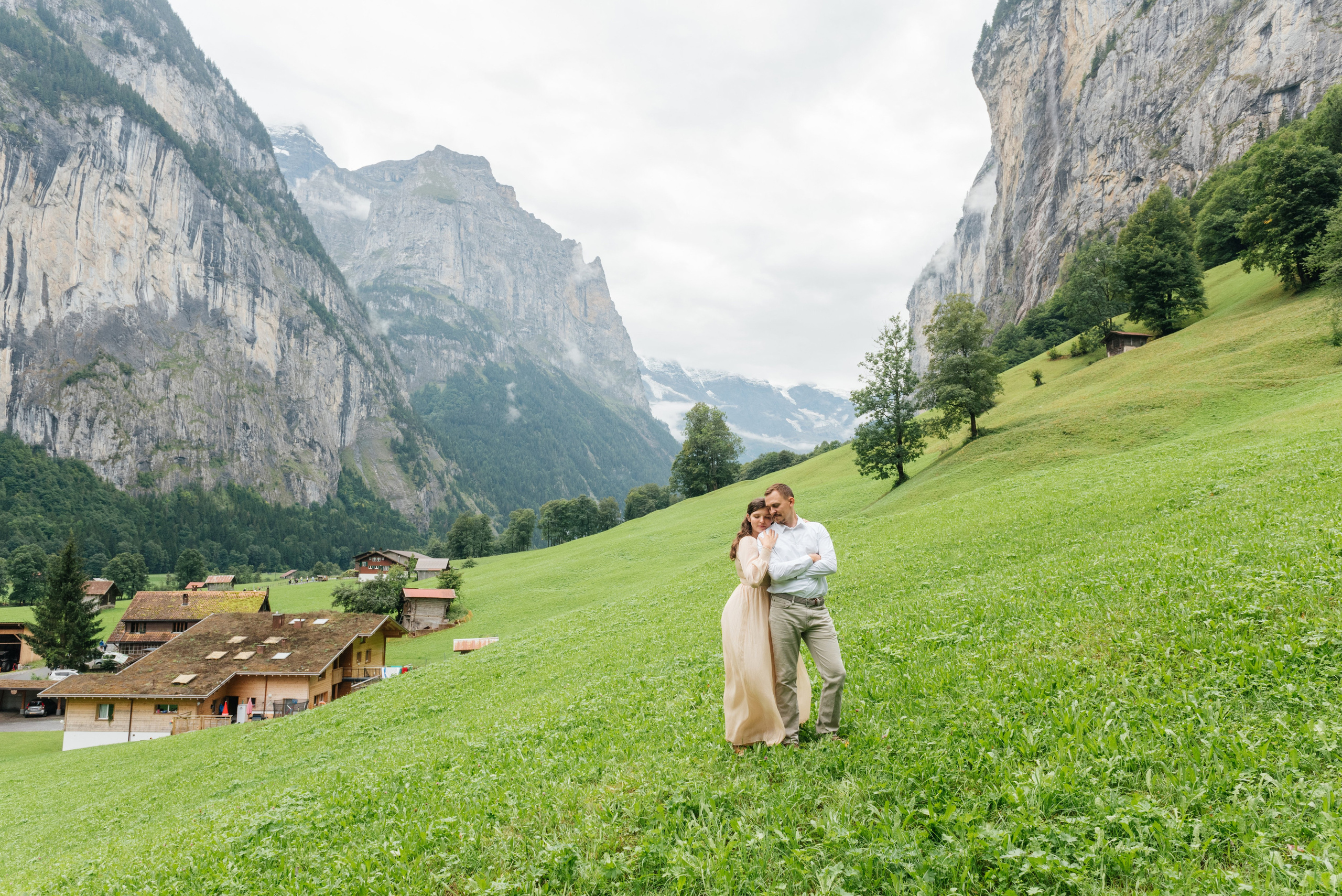 Alina & David (Luterbrunnen). Photographer in Interlaken area