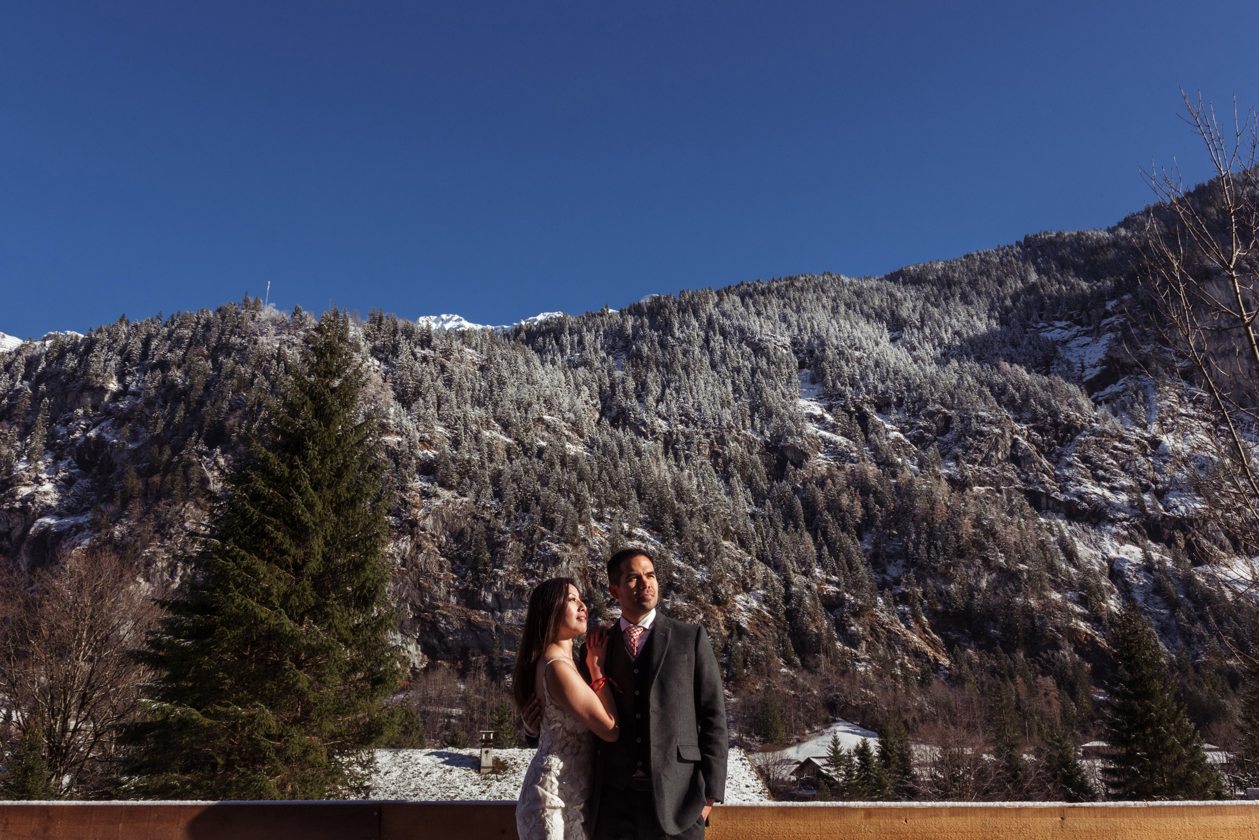 Lynda & Troy (Lauterbrunnen, Wengen). Photographer in Interlaken area